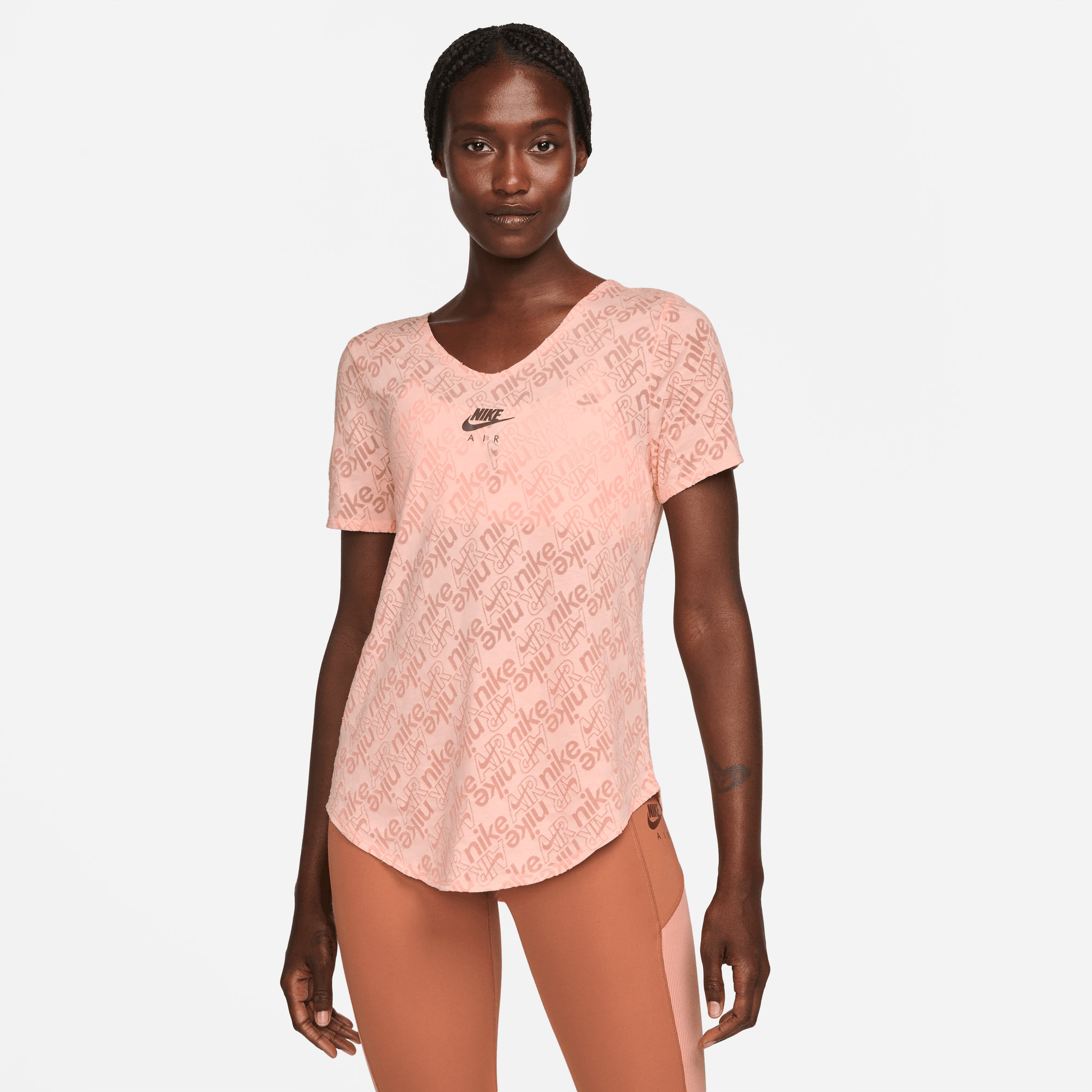 Nike Air Dri-FIT Top Kadın Pembe T-Shirt