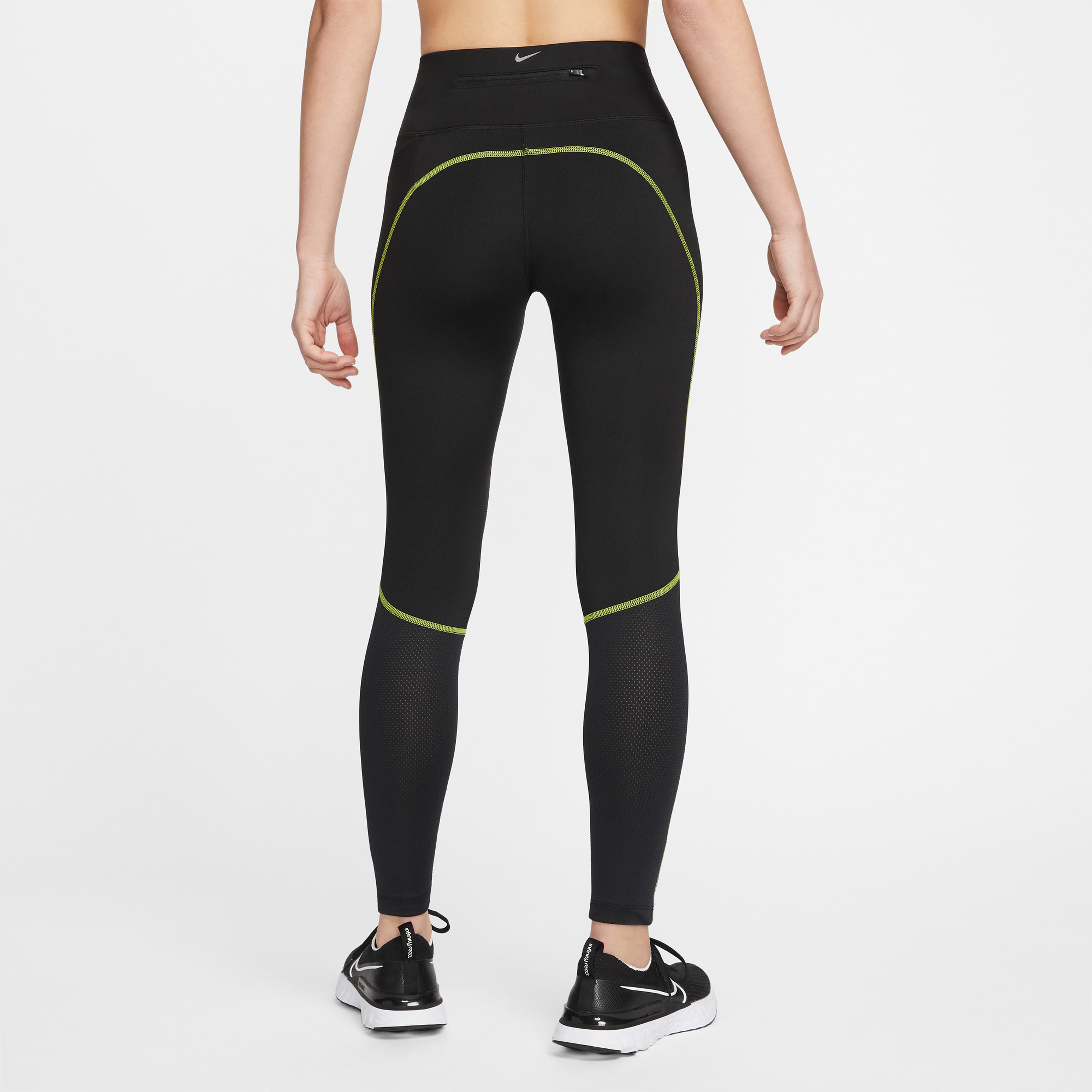 Nike Dri-FIT Icnclsh Mid Rise Tbc A Kadın Siyah Tayt