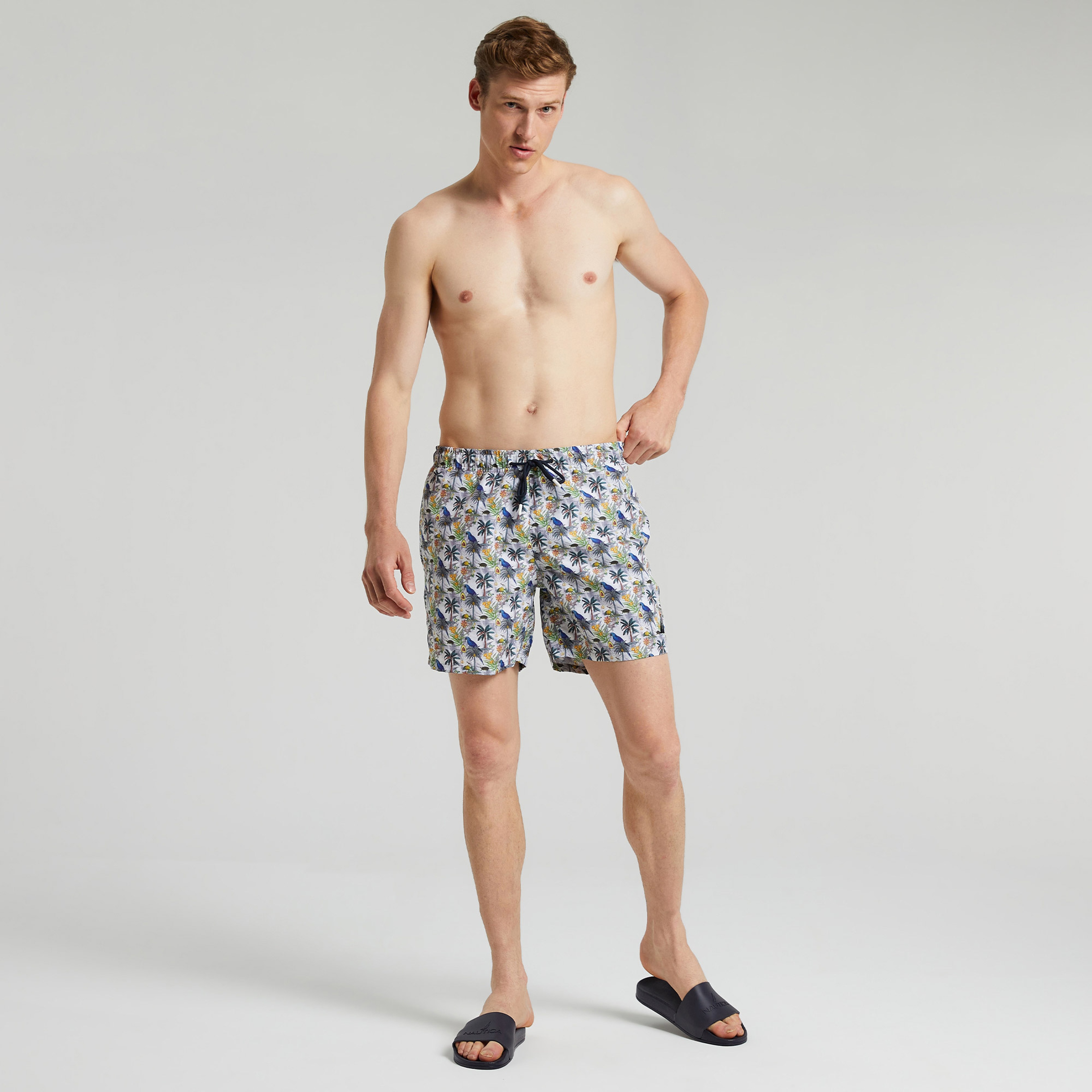 NAUTICA ERKEK BEYAZ MAYO ŞORT