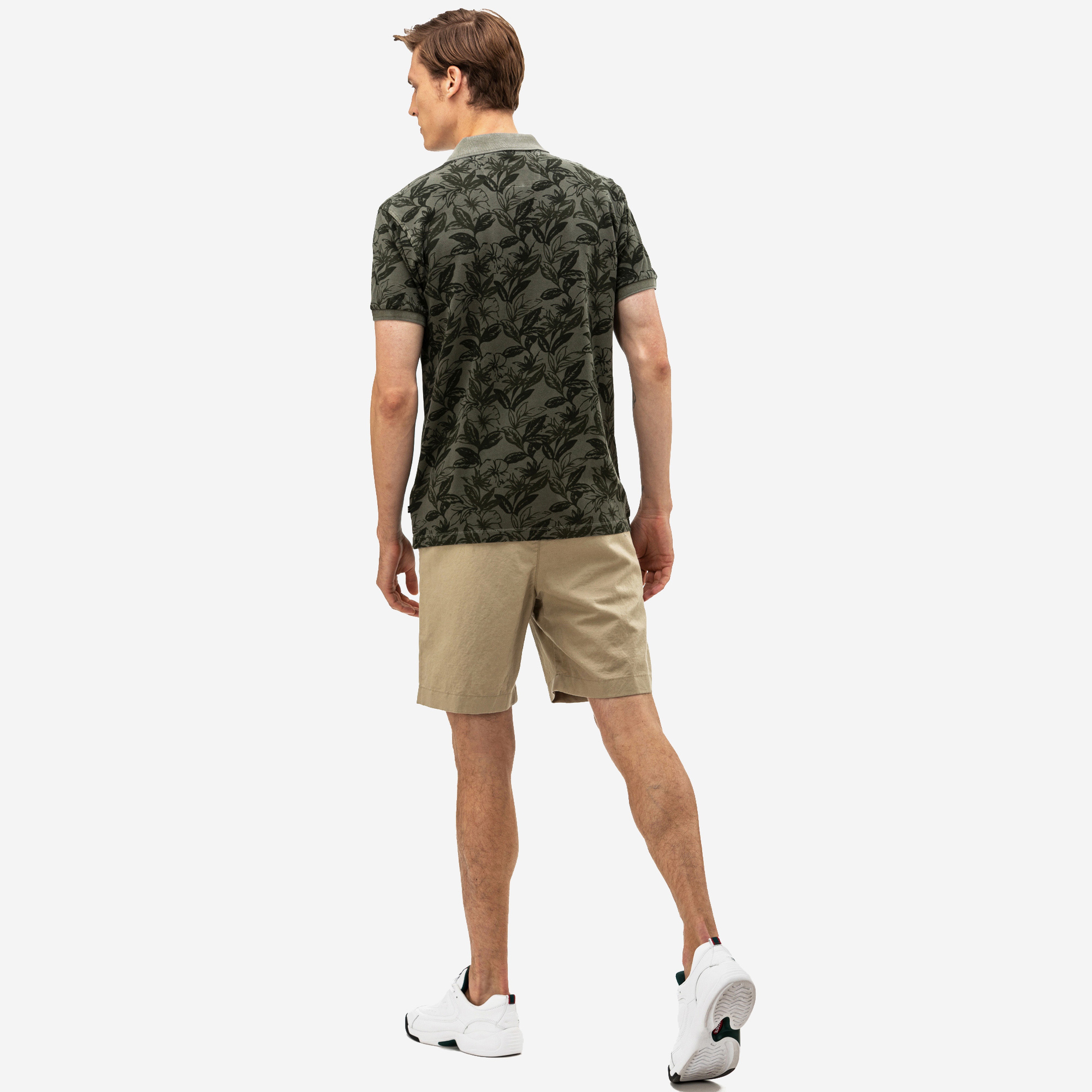 NAUTICA ERKEK CLASSIC FIT BEJ BERMUDA ŞORT