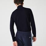 Erkek Regular Fit Boğazlı Yaka Lacivert Kazak