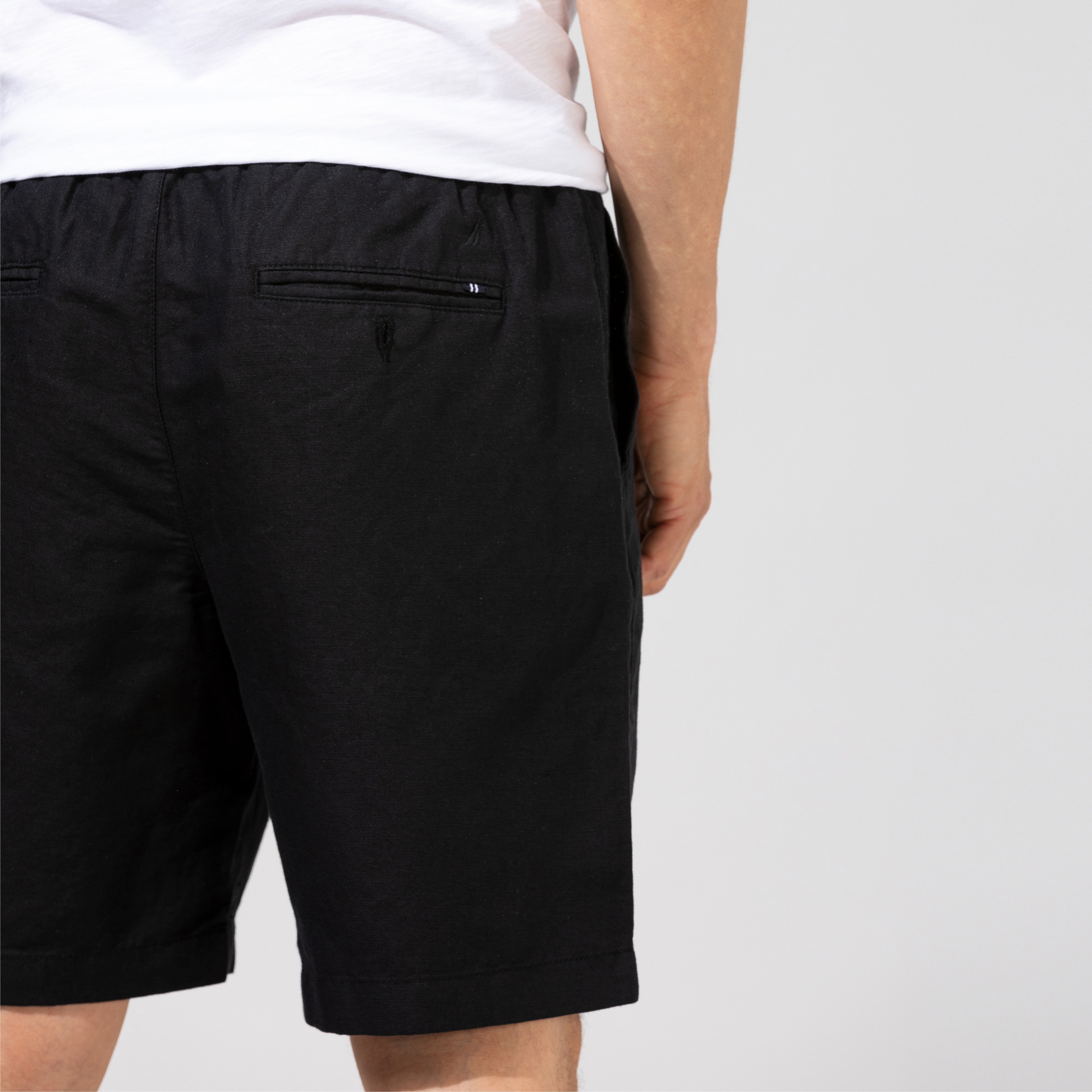 NAUTICA ERKEK SİYAH CLASSIC FIT BERMUDA ŞORT