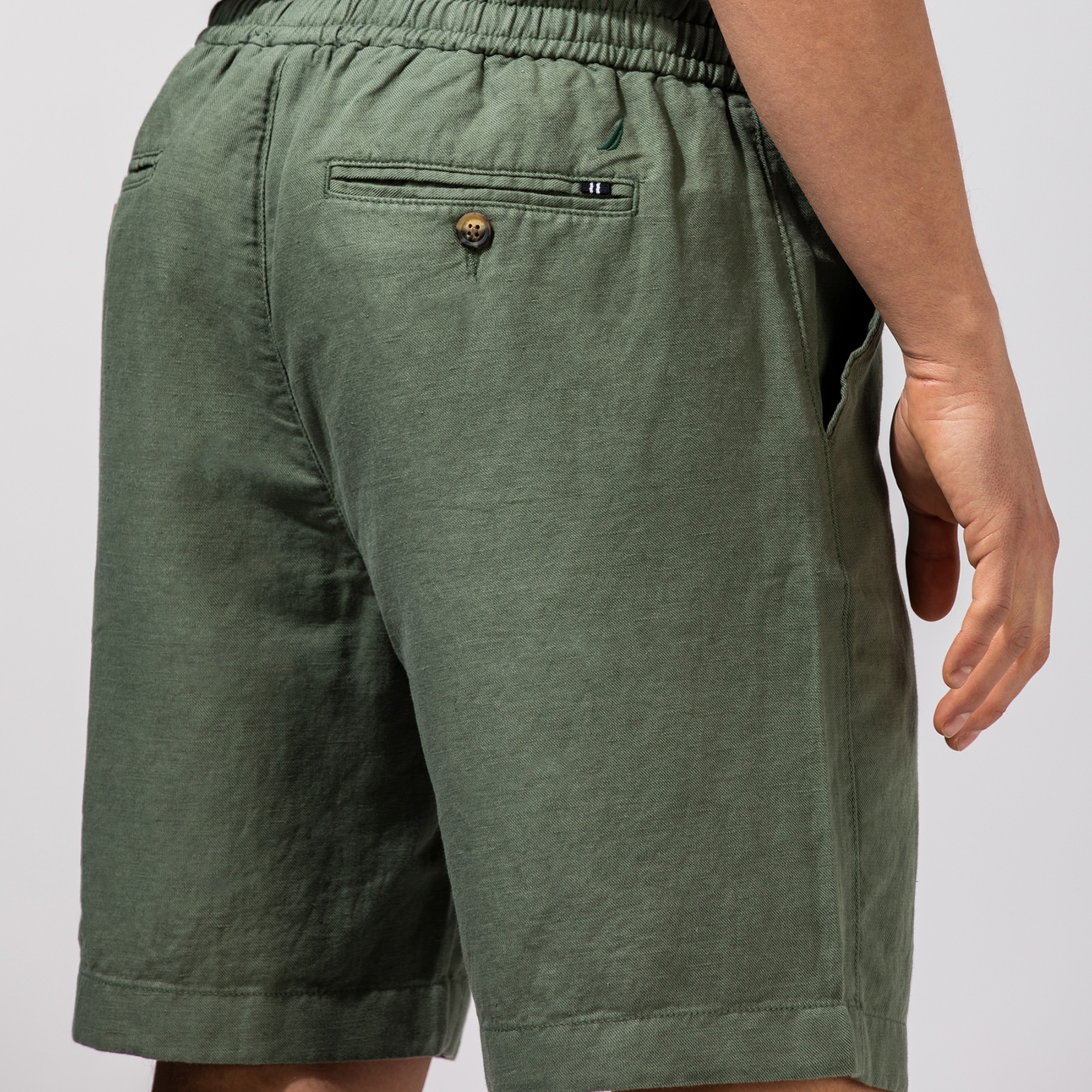 NAUTICA ERKEK YEŞİL CLASSIC FIT BERMUDA ŞORT