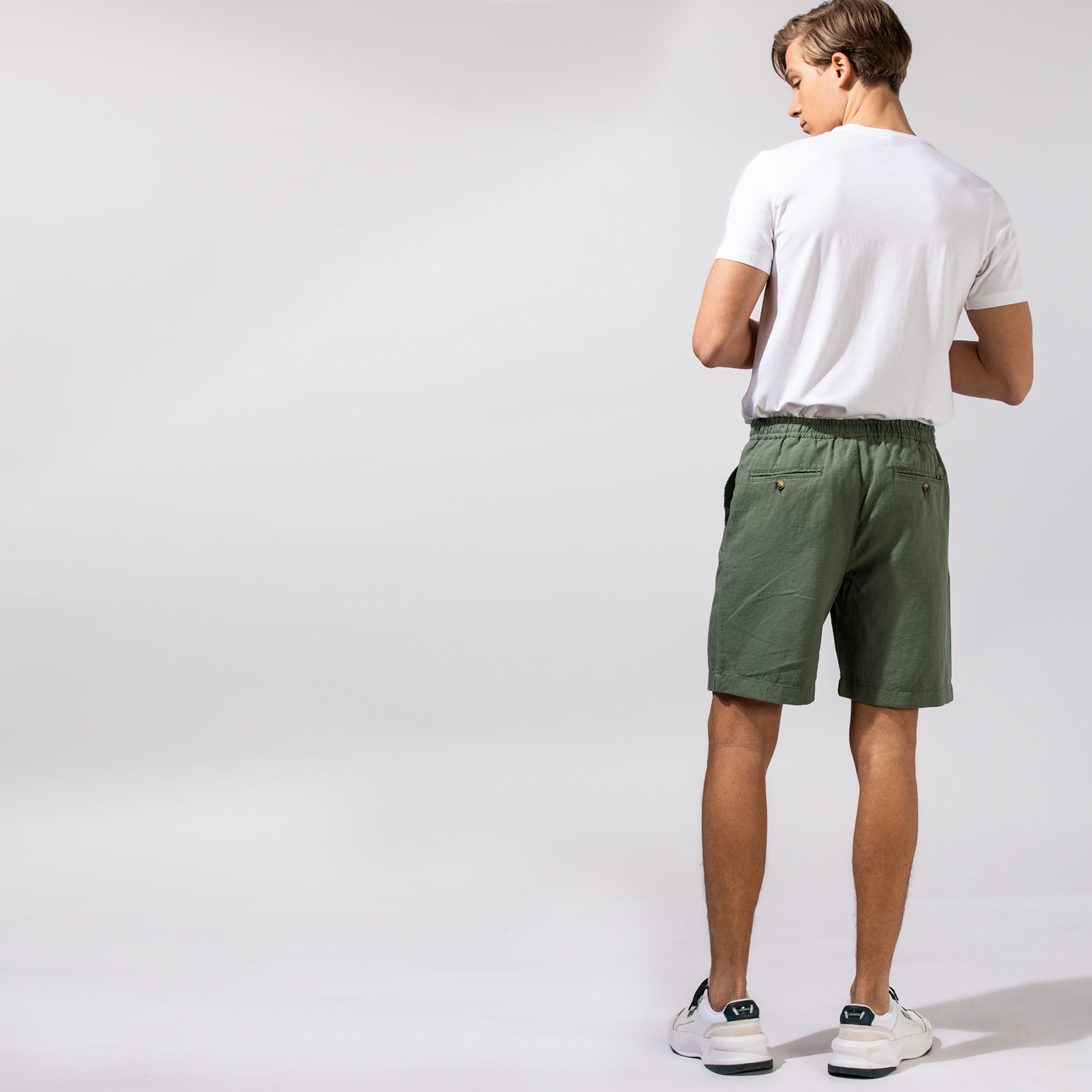 NAUTICA ERKEK YEŞİL CLASSIC FIT BERMUDA ŞORT