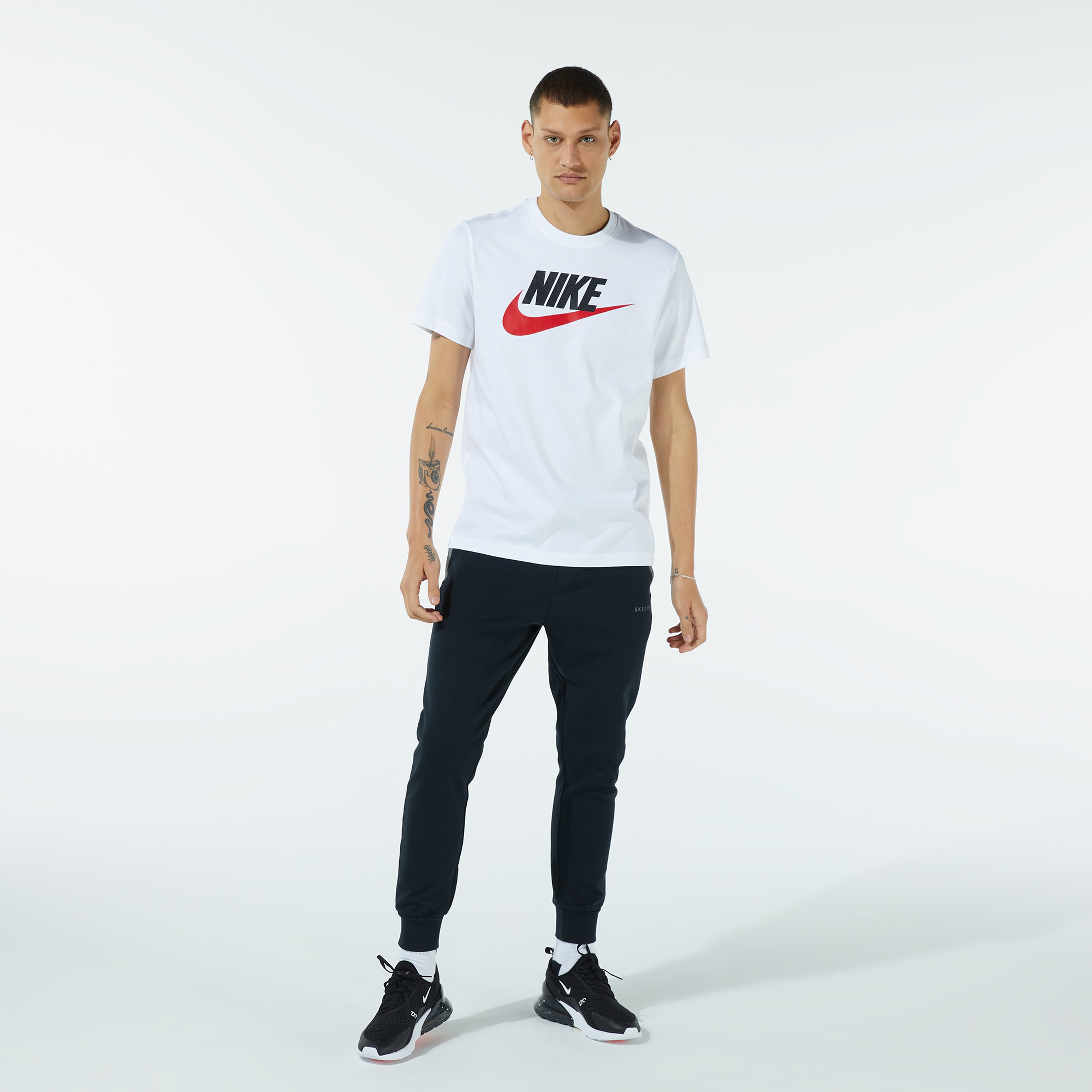 Nike Sportswear Icon Futura Erkek Beyaz T-Shirt
