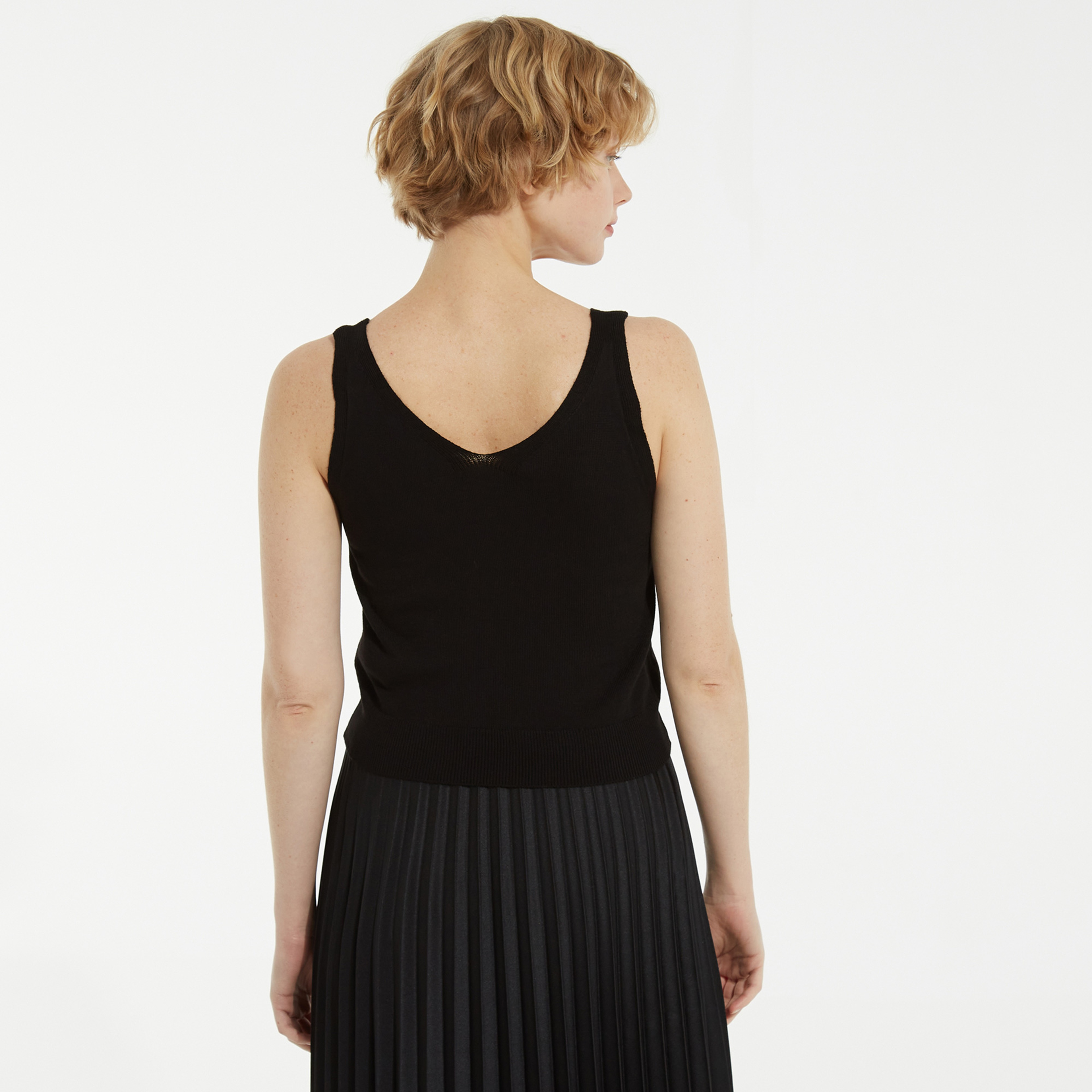 NAUTICA KADIN SİYAH TRİKO KAZAK