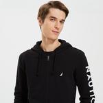 Nautica Erkek Siyah Standart Fit Sweatshirt