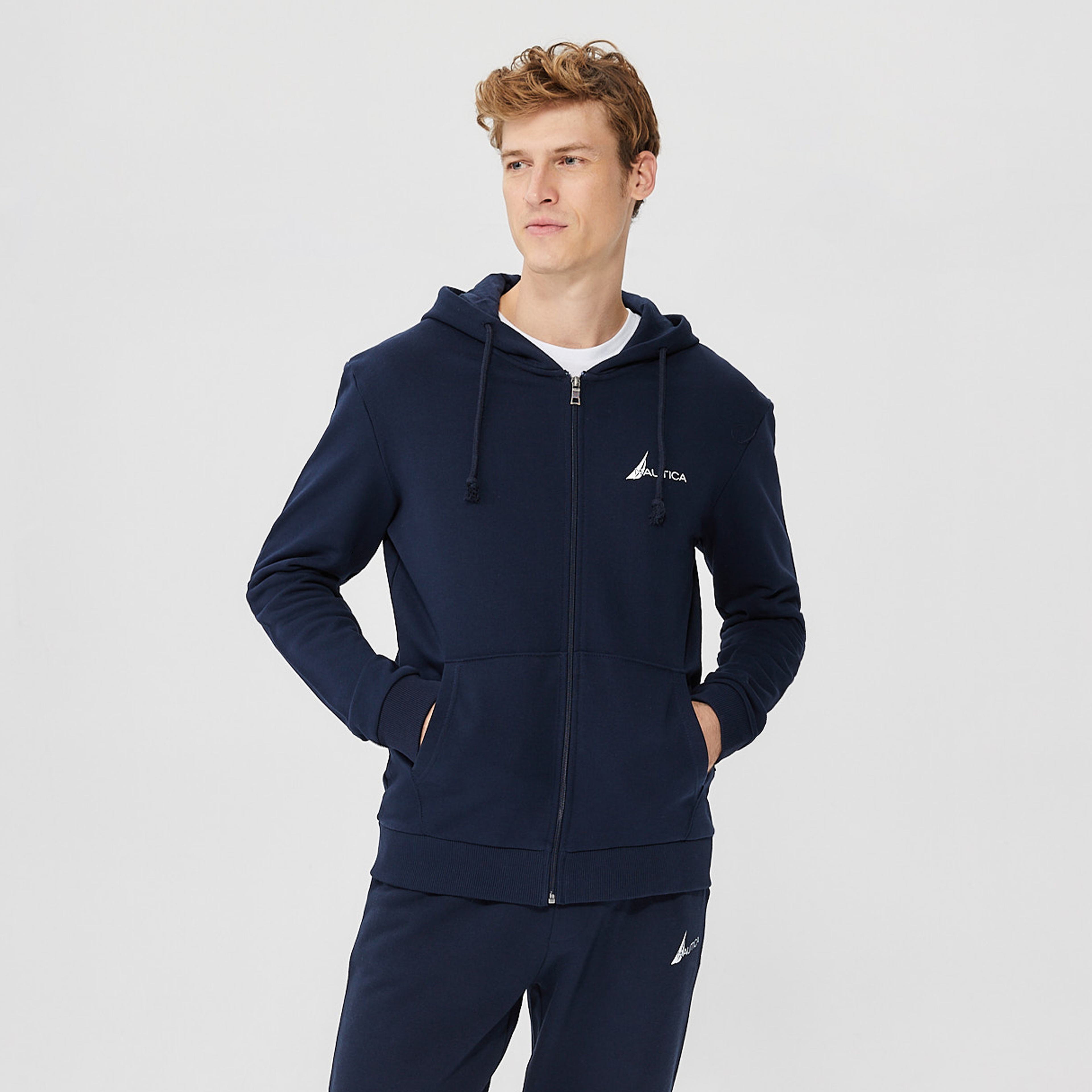 Nautica Erkek Lacivert Standart Fit Sweatshirt