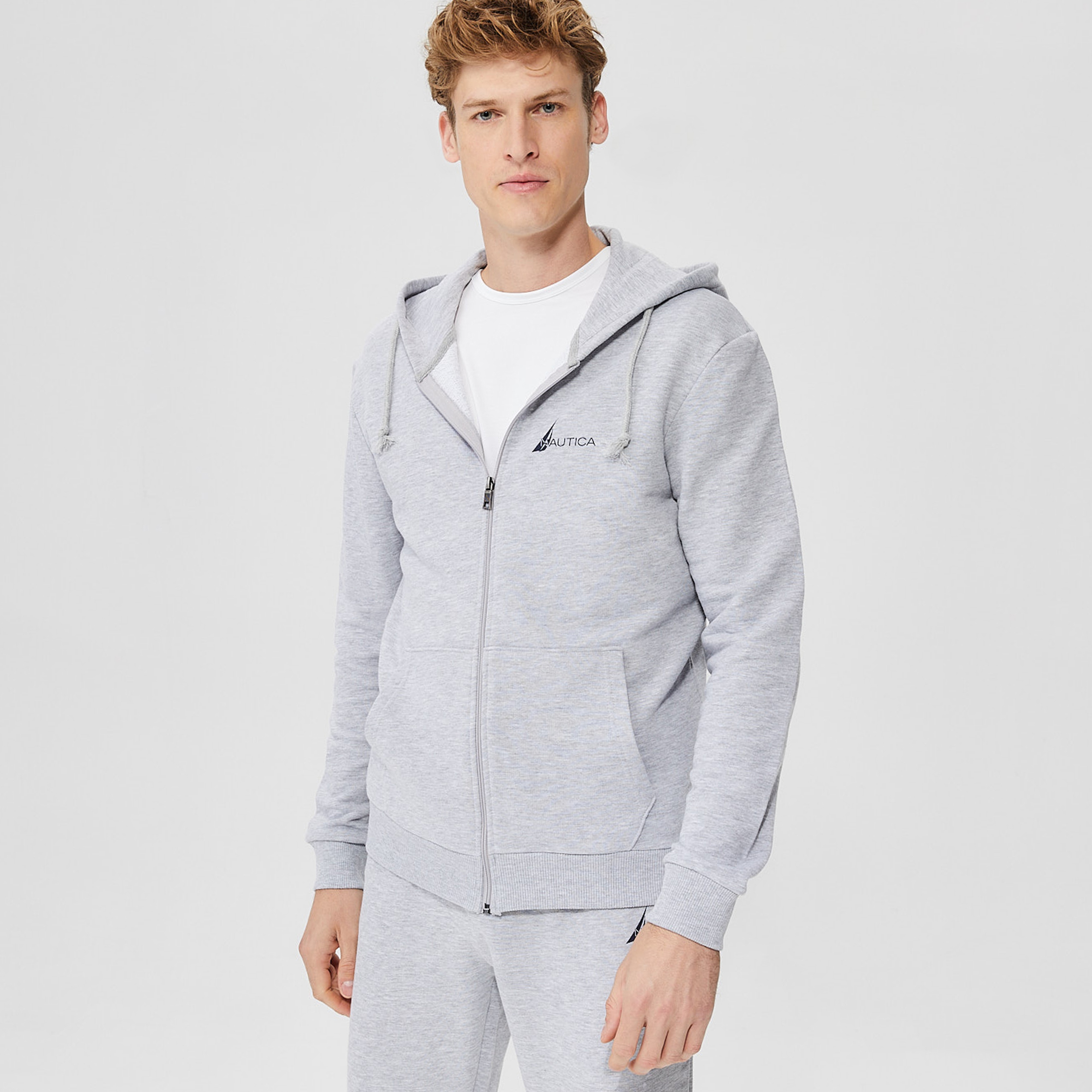 Nautica Erkek Gri Standart Fit Sweatshirt