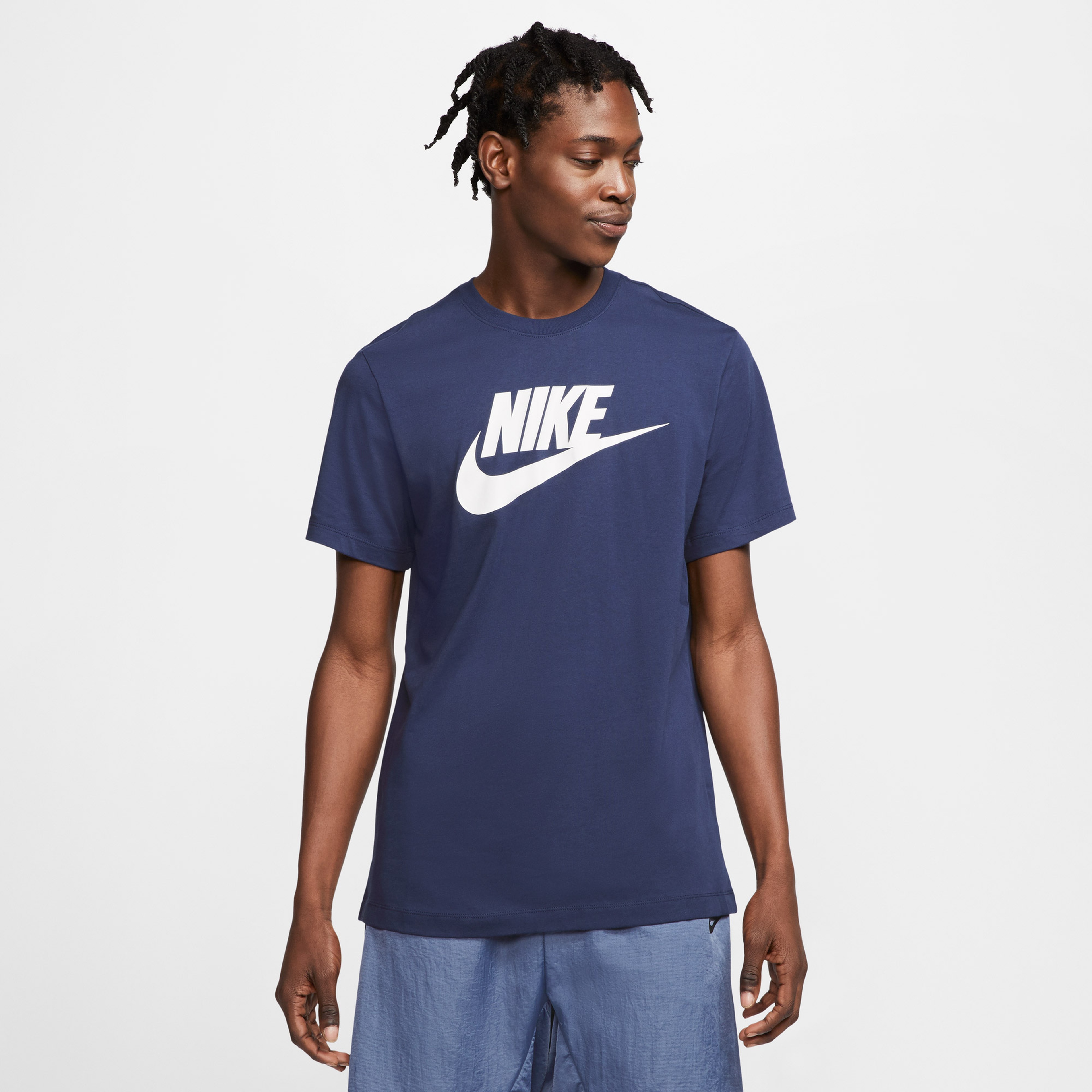 Nike Sportswear Icon Futura Erkek Mavi T-Shirt