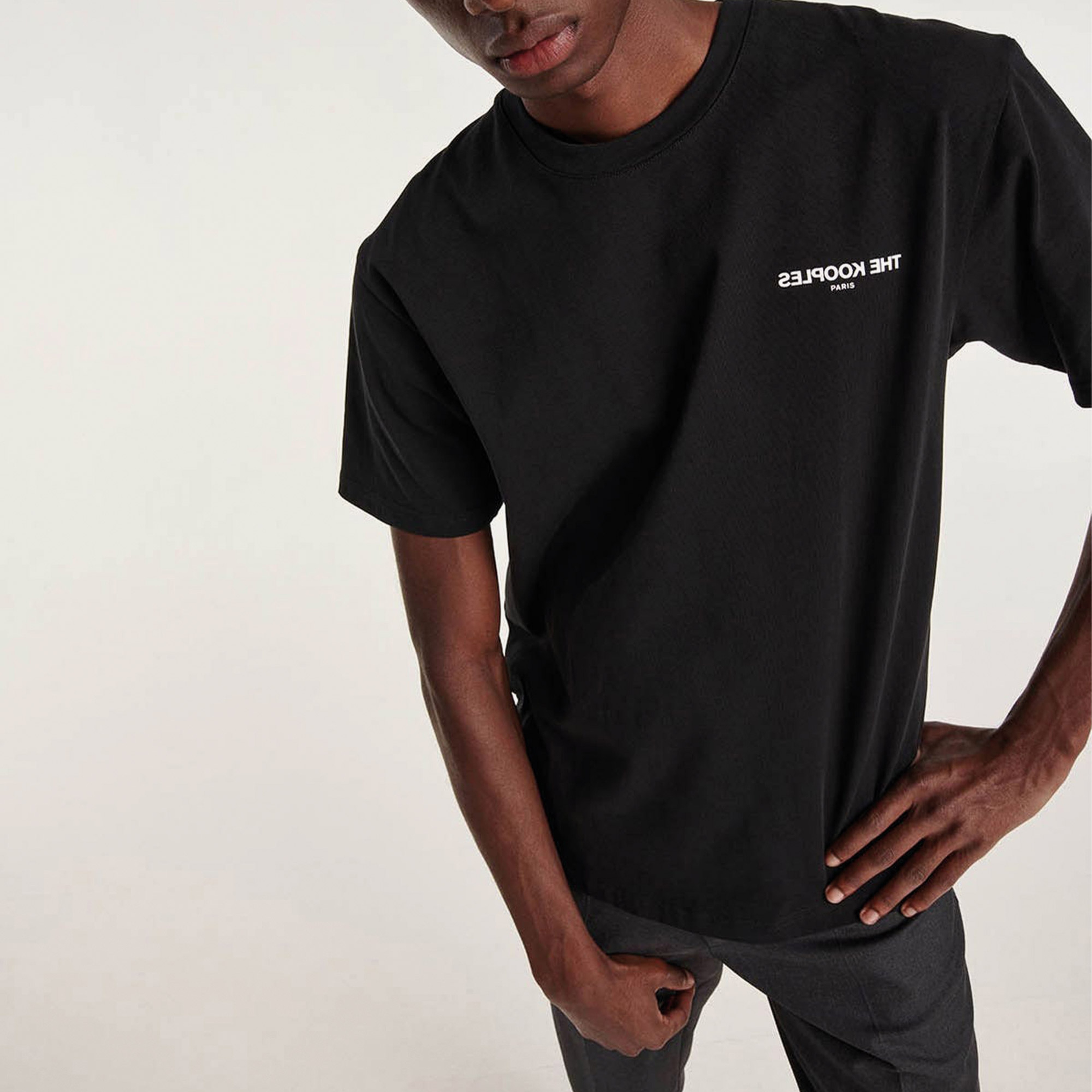 The Kooples Erkek Siyah Tshırt