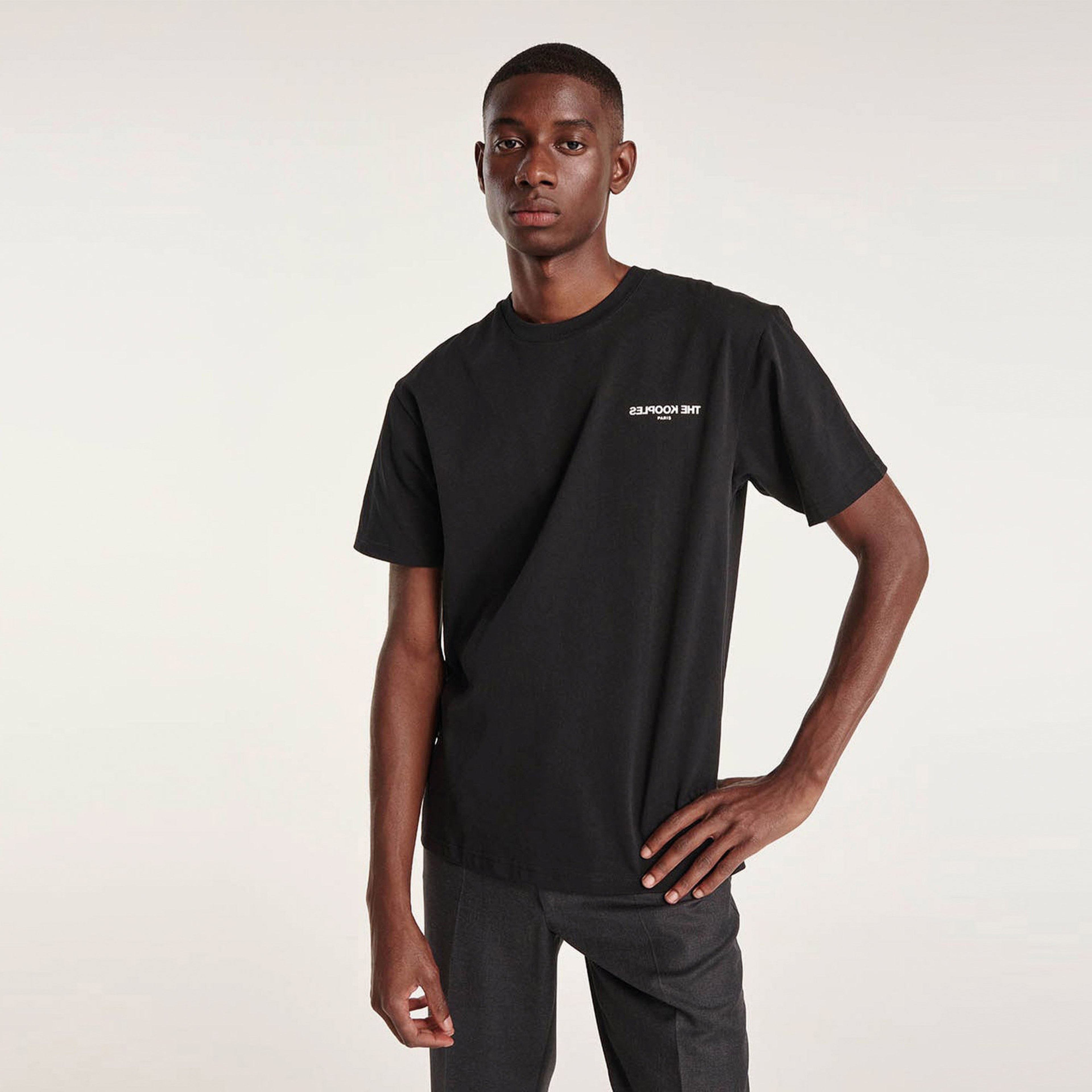 The Kooples Erkek Siyah Tshırt