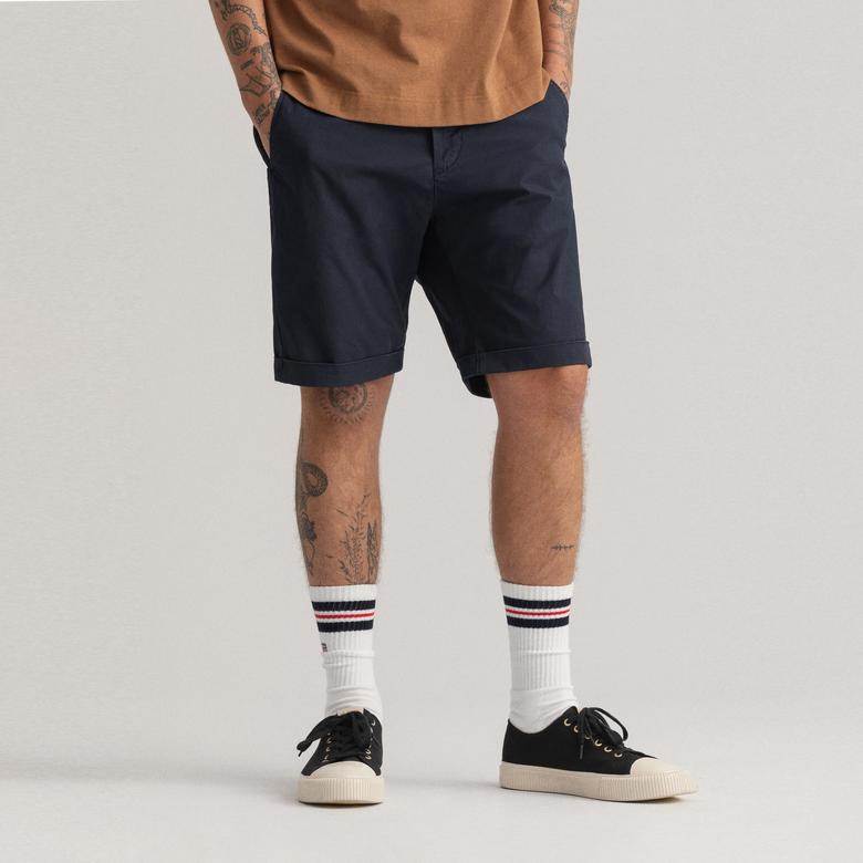 GANT Erkek Lacivert Regular Fit Şort