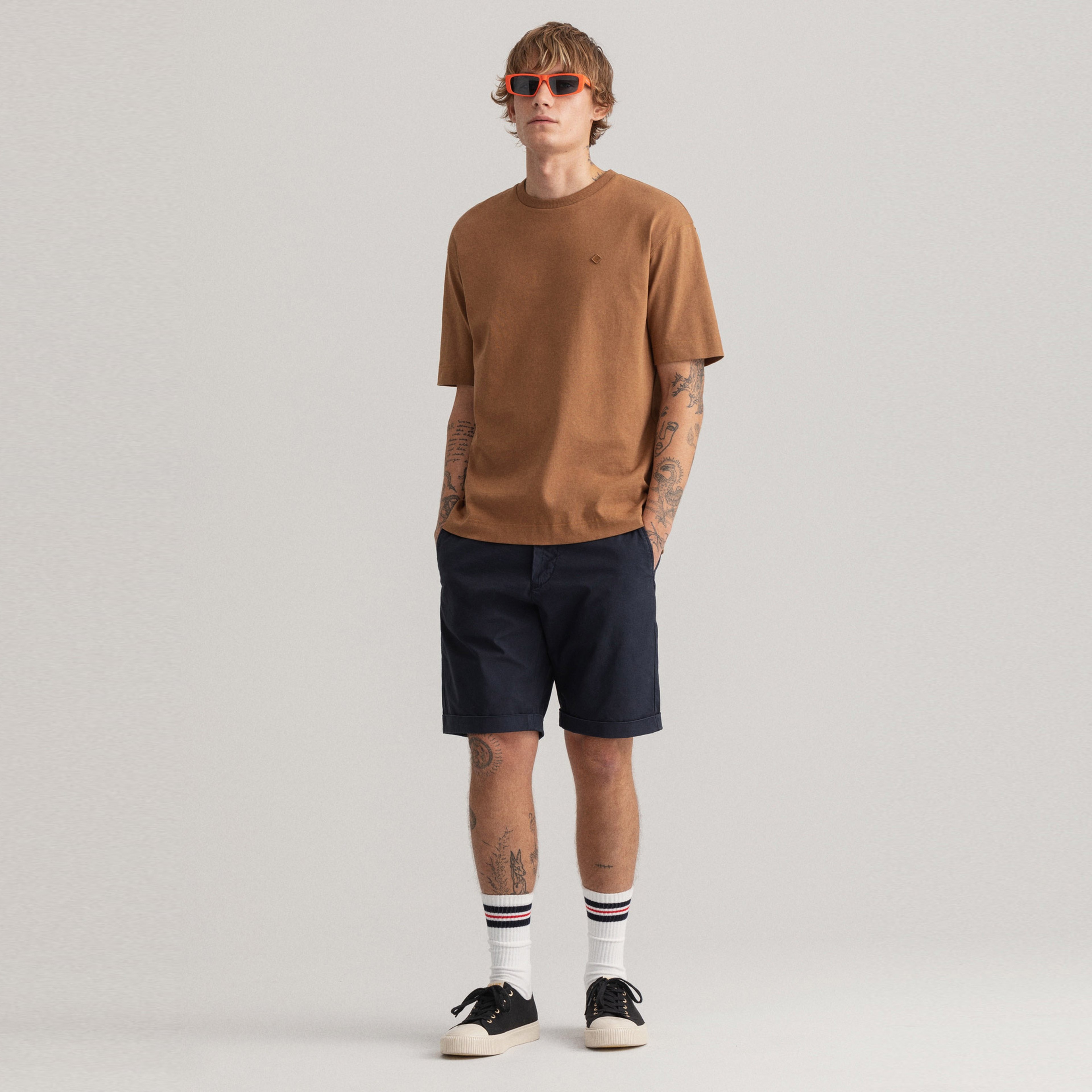 GANT Erkek Lacivert Regular Fit Şort