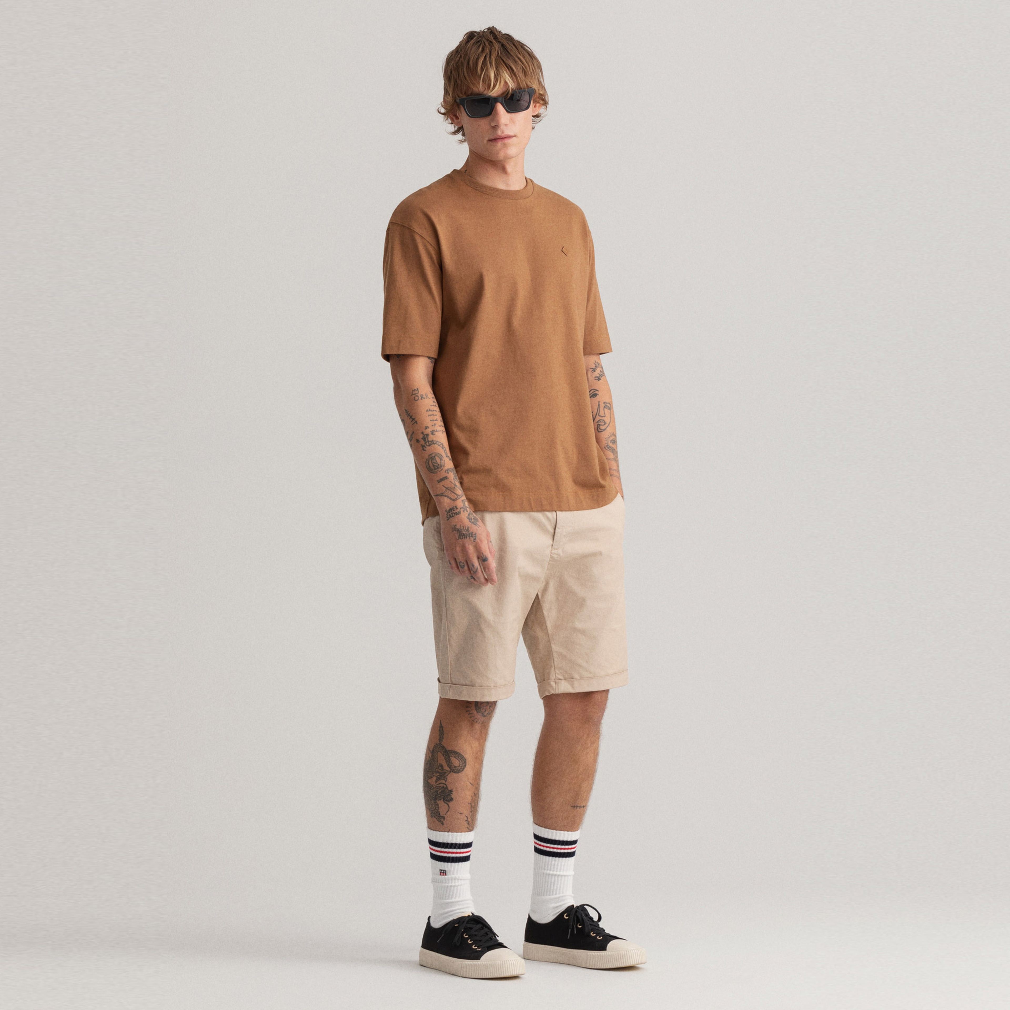 GANT Erkek Bej Regular Fit Şort