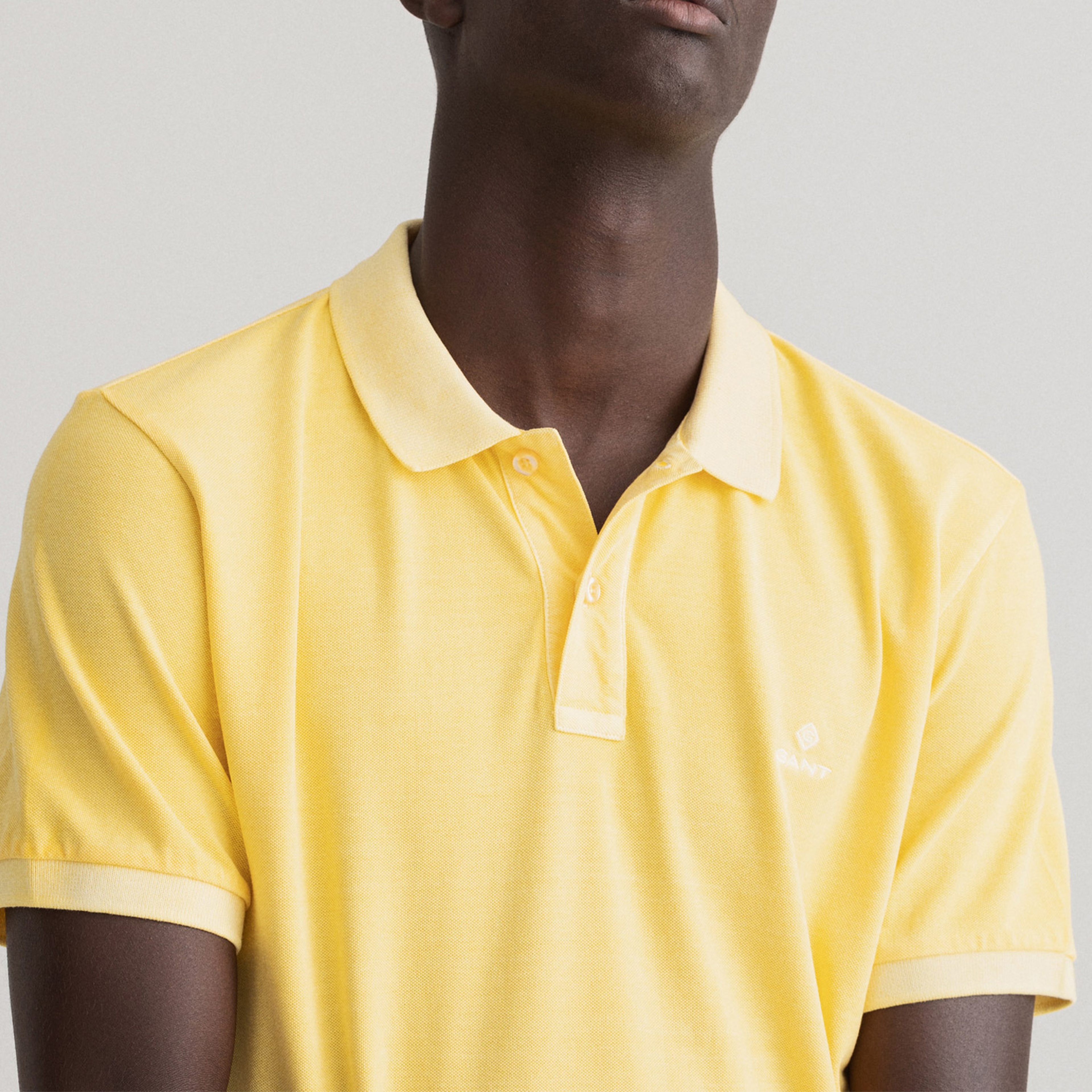 Gant Erkek Sarı Regular Fit Polo