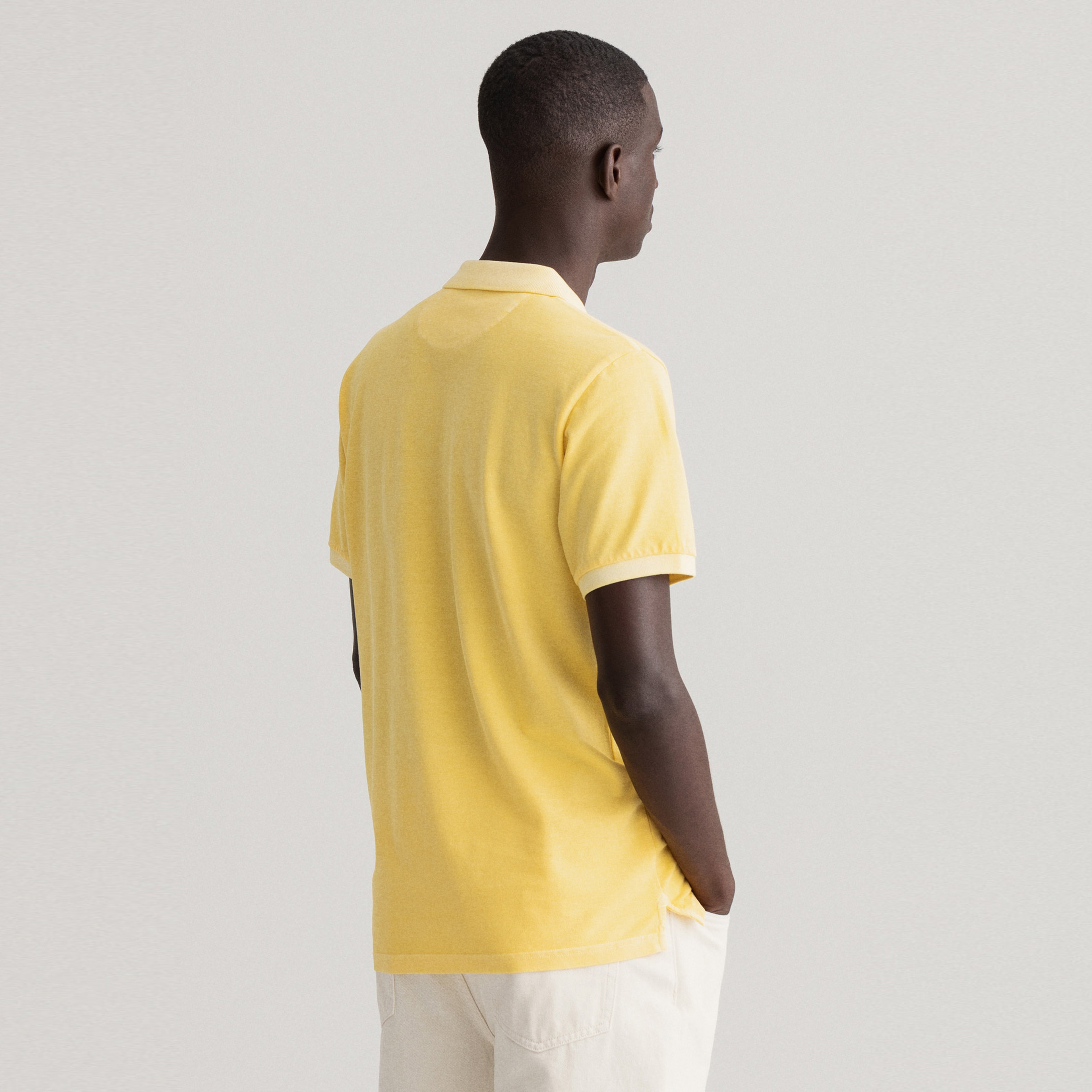 Gant Erkek Sarı Regular Fit Polo