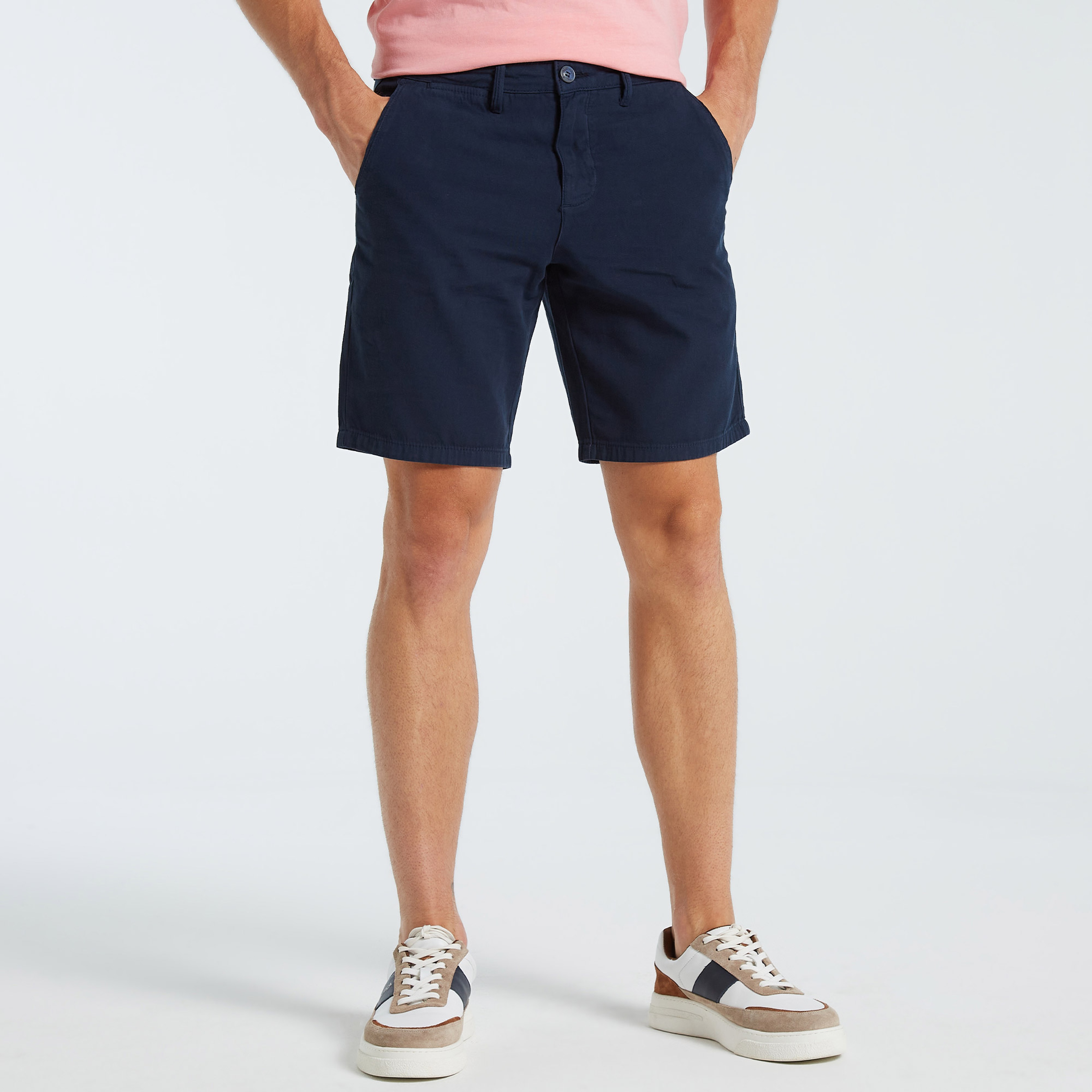 NAUTICA ERKEK LACİVERT SLIM FIT BERMUDA ŞORT