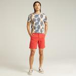 Nautica Erkek Kırmızı Slim Fit Bermuda Şort