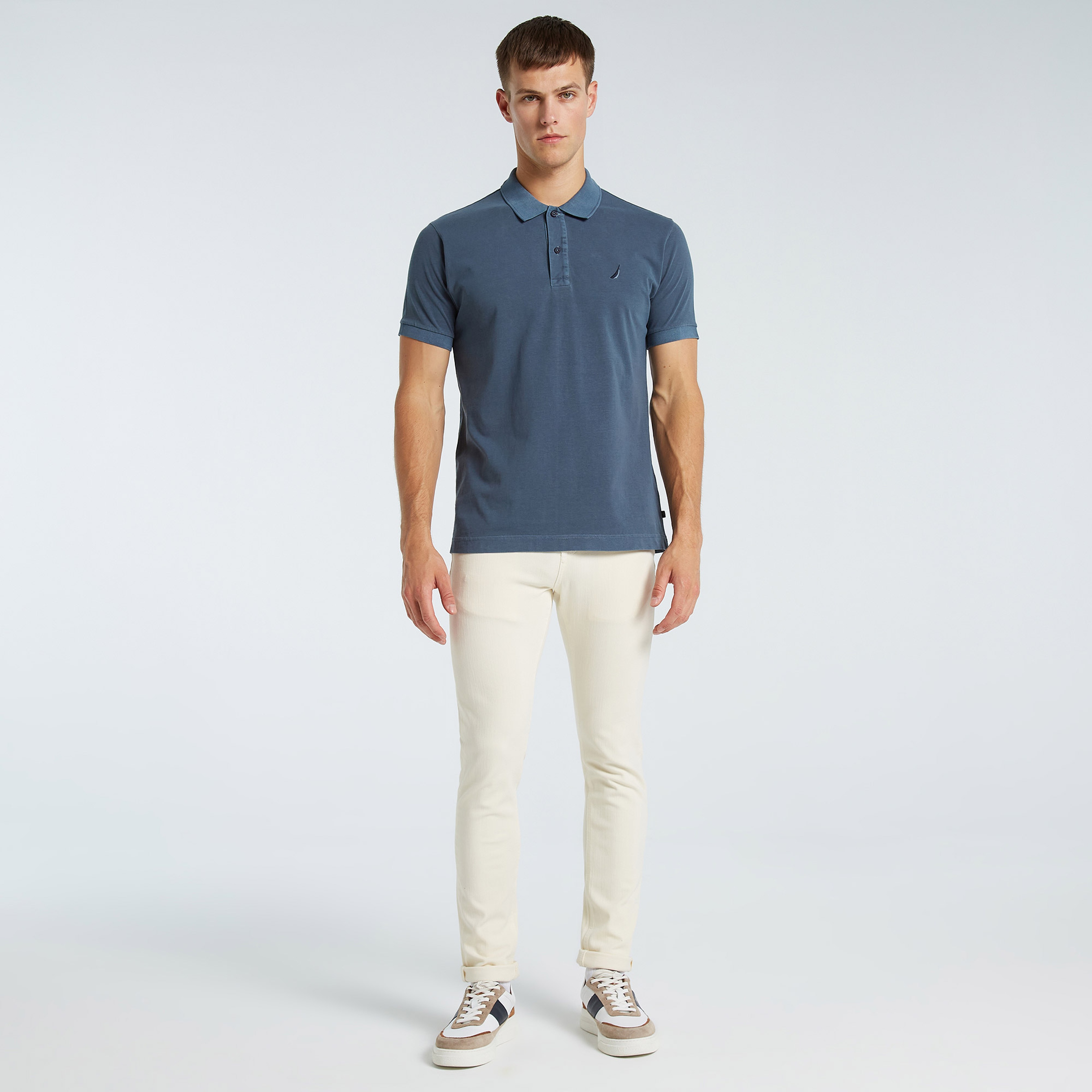 Nautica Erkek Lacivert Classic Fit Kısa Kollu Polo