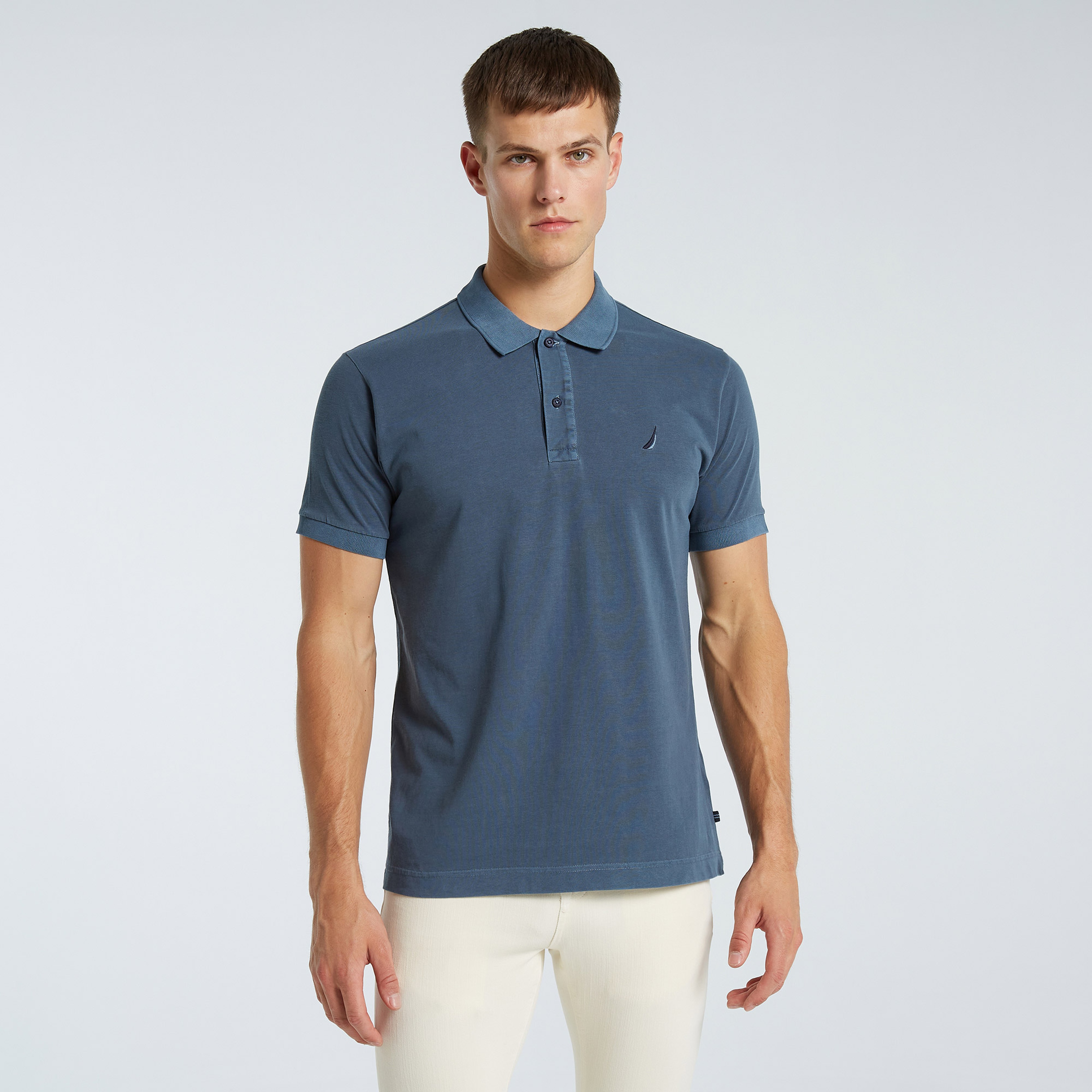 Nautica Erkek Lacivert Classic Fit Kısa Kollu Polo