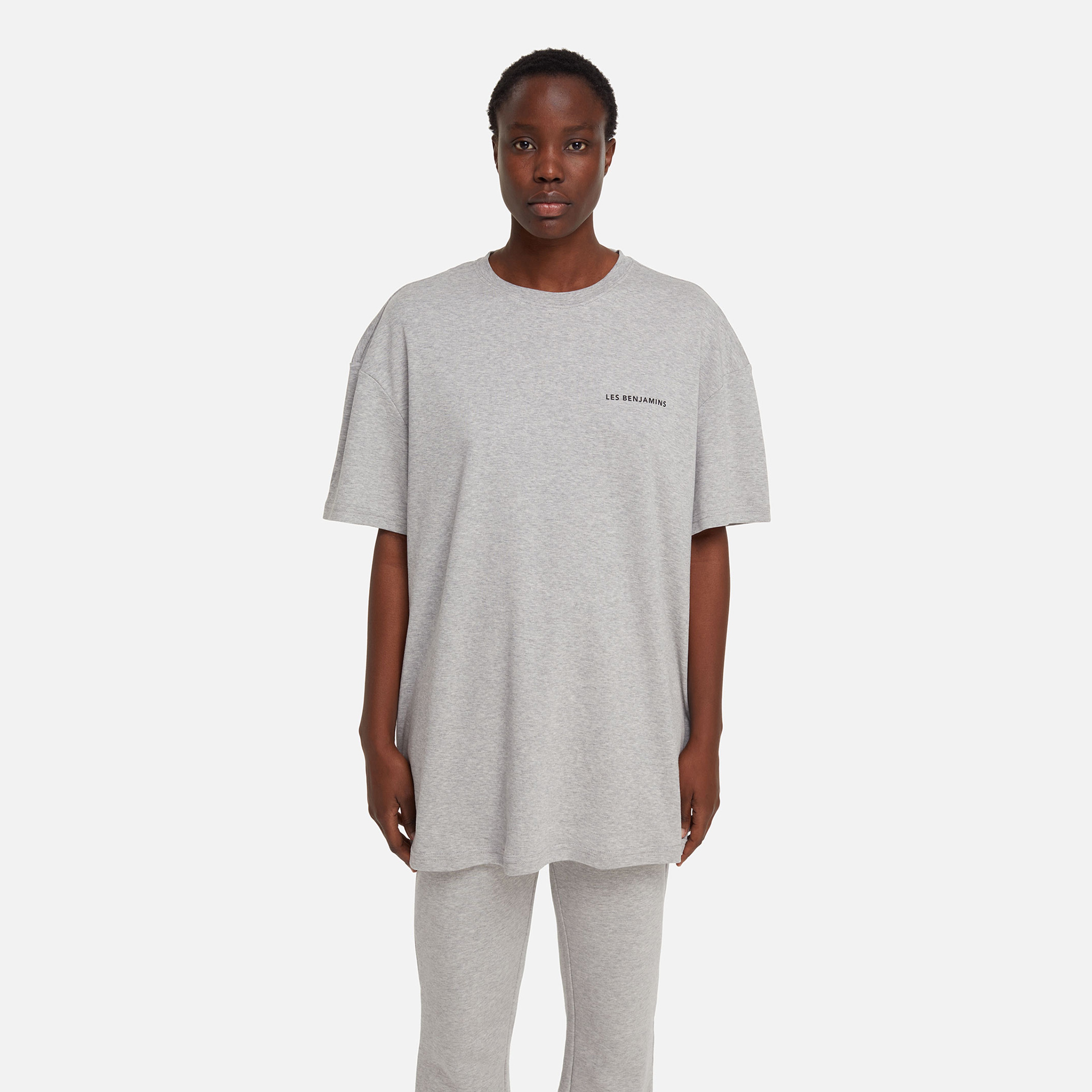 Les Benjamins Core Erkek Gri T-Shirt