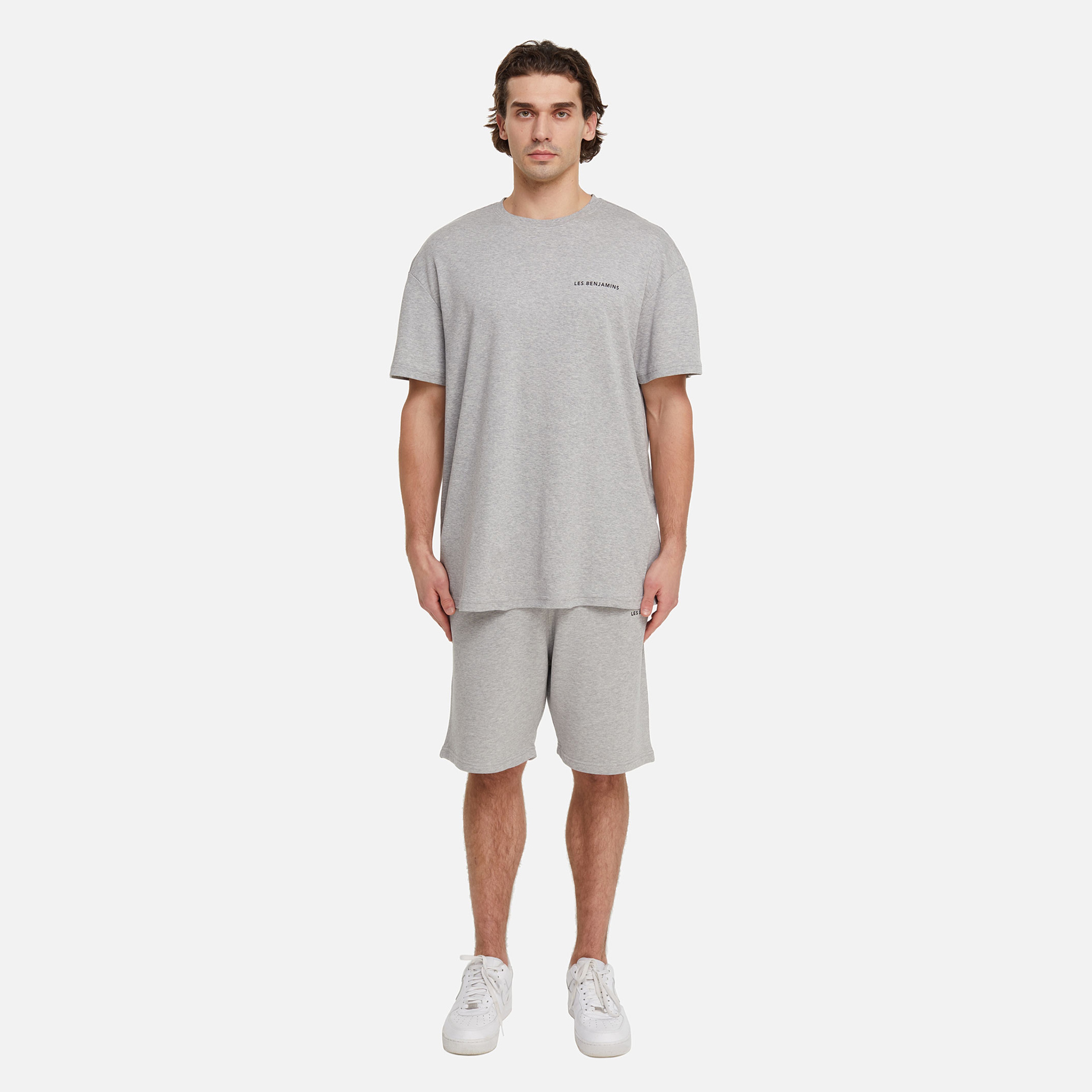 Les Benjamins Core Erkek Gri T-Shirt