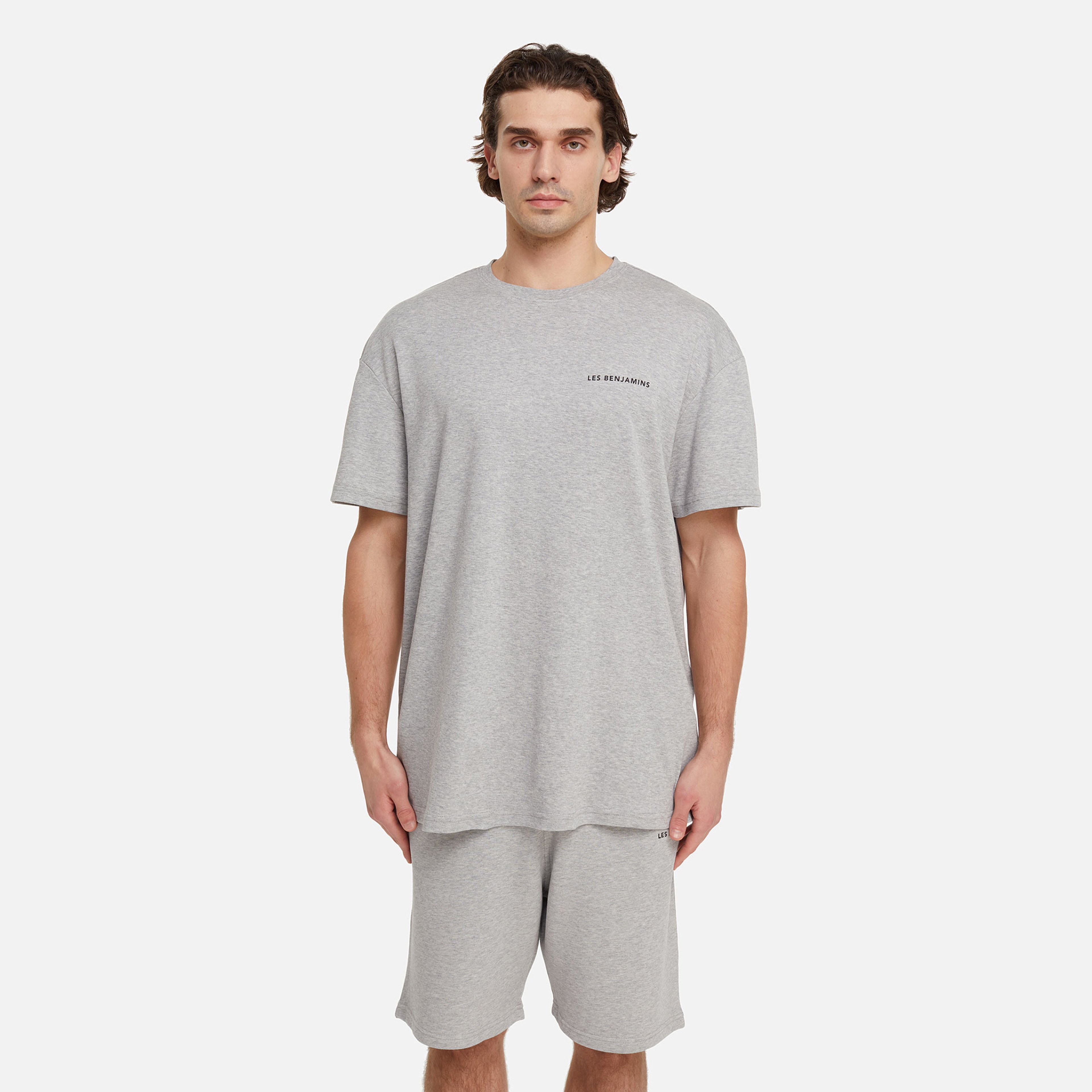 Les Benjamins Core Erkek Gri T-Shirt