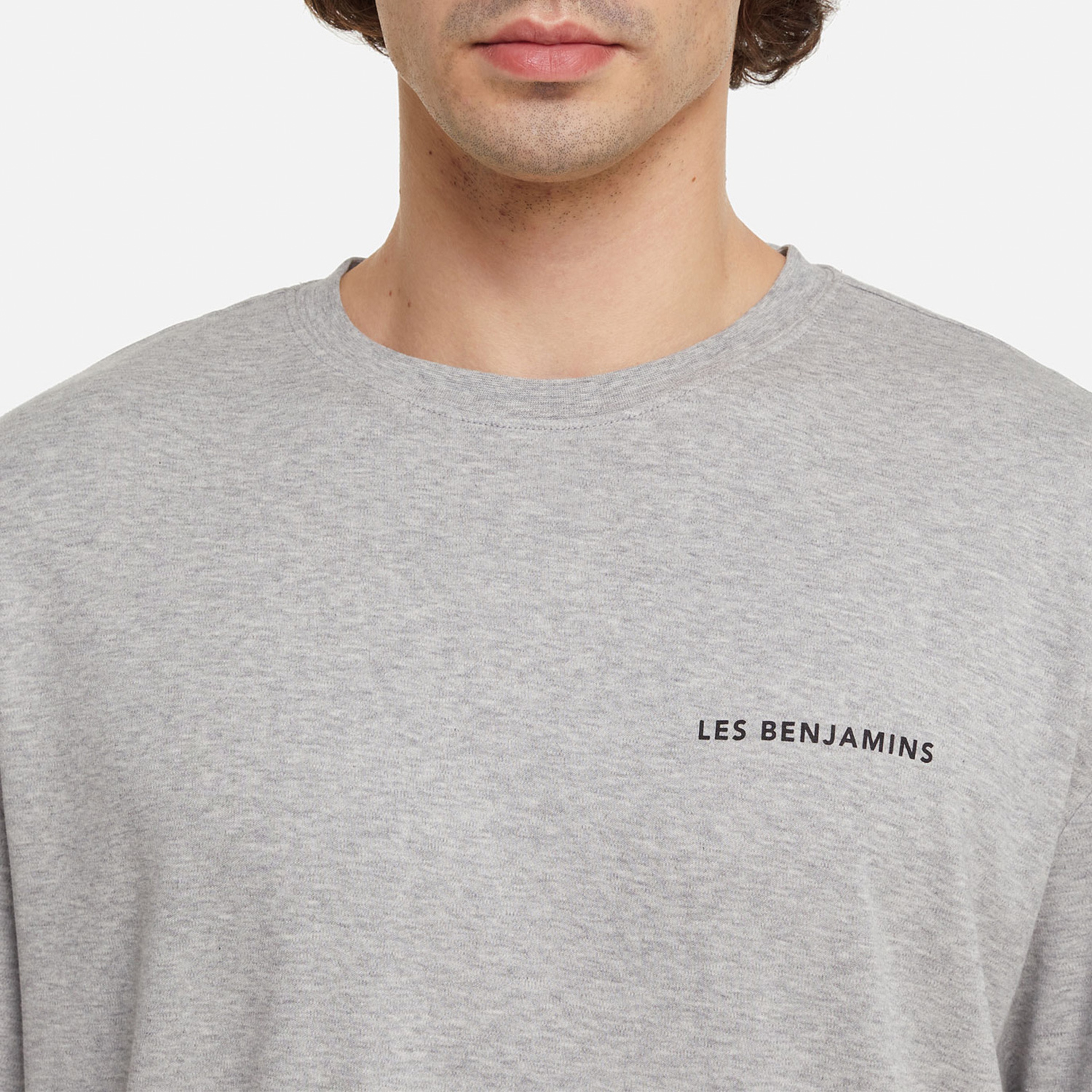 Les Benjamins Core Erkek Gri T-Shirt