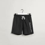 Gant Erkek Siyah Logolu Mayo Şort
