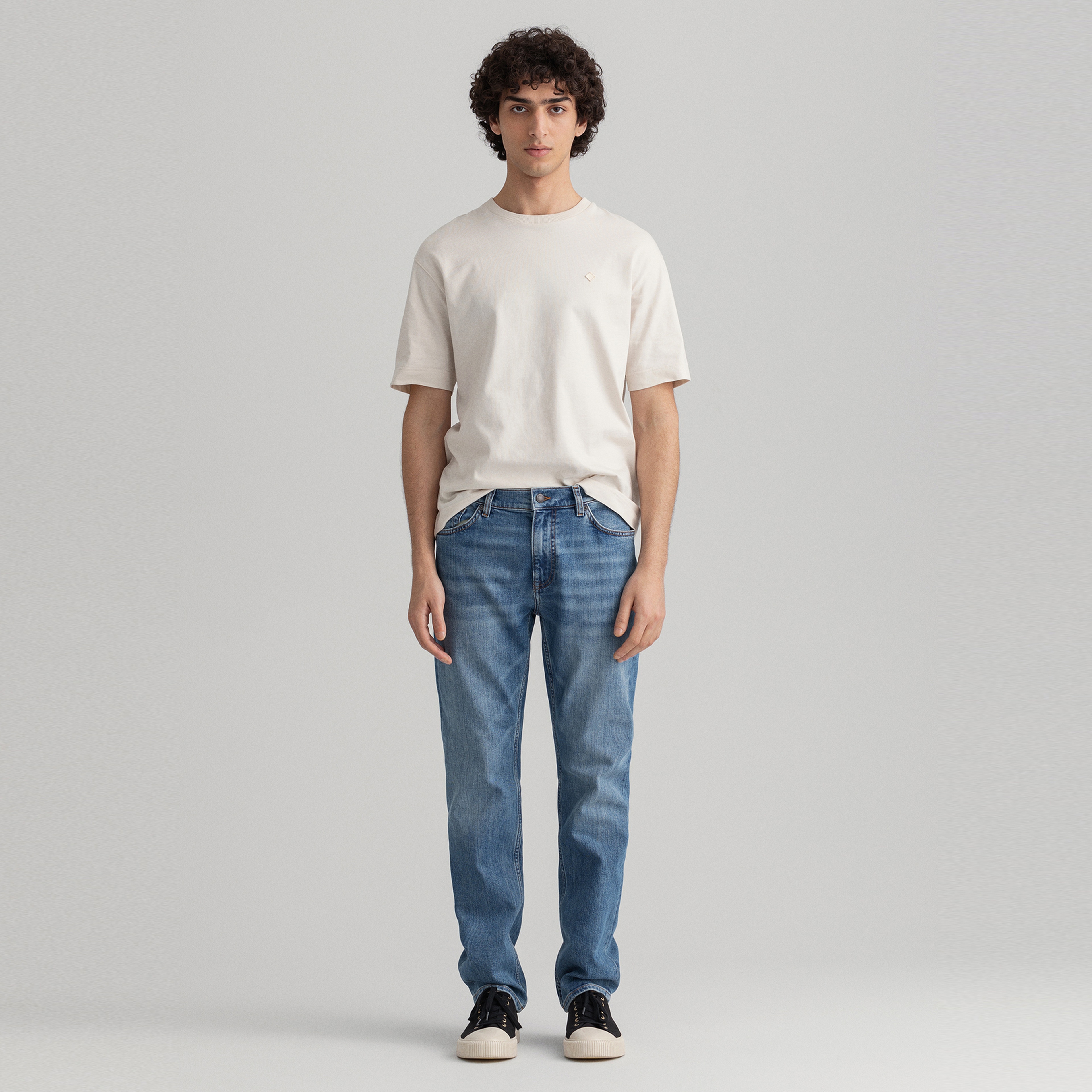 Gant Arley Erkek Mavi Regular Fit Jean Pantolon