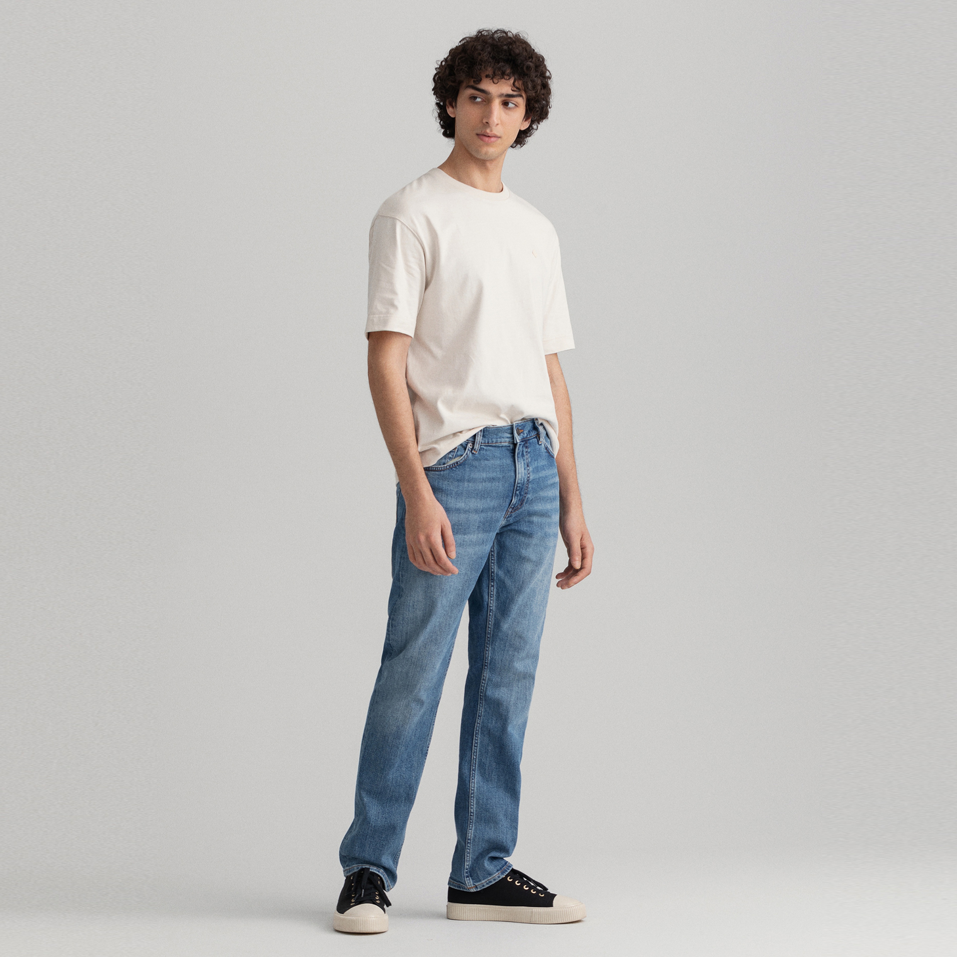 Gant Arley Erkek Mavi Regular Fit Jean Pantolon