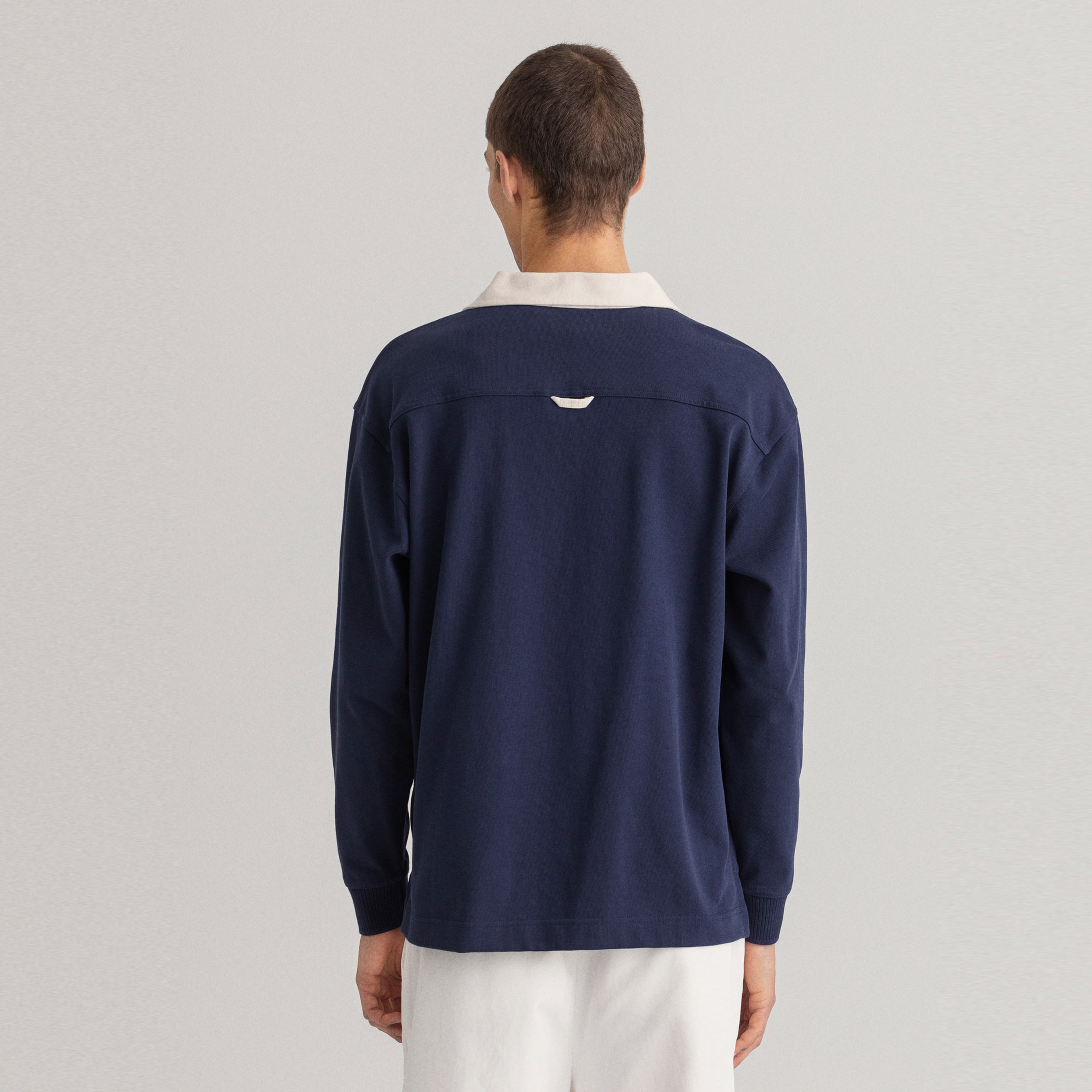 Gant Erkek Lacivert Regular Fit Rugby