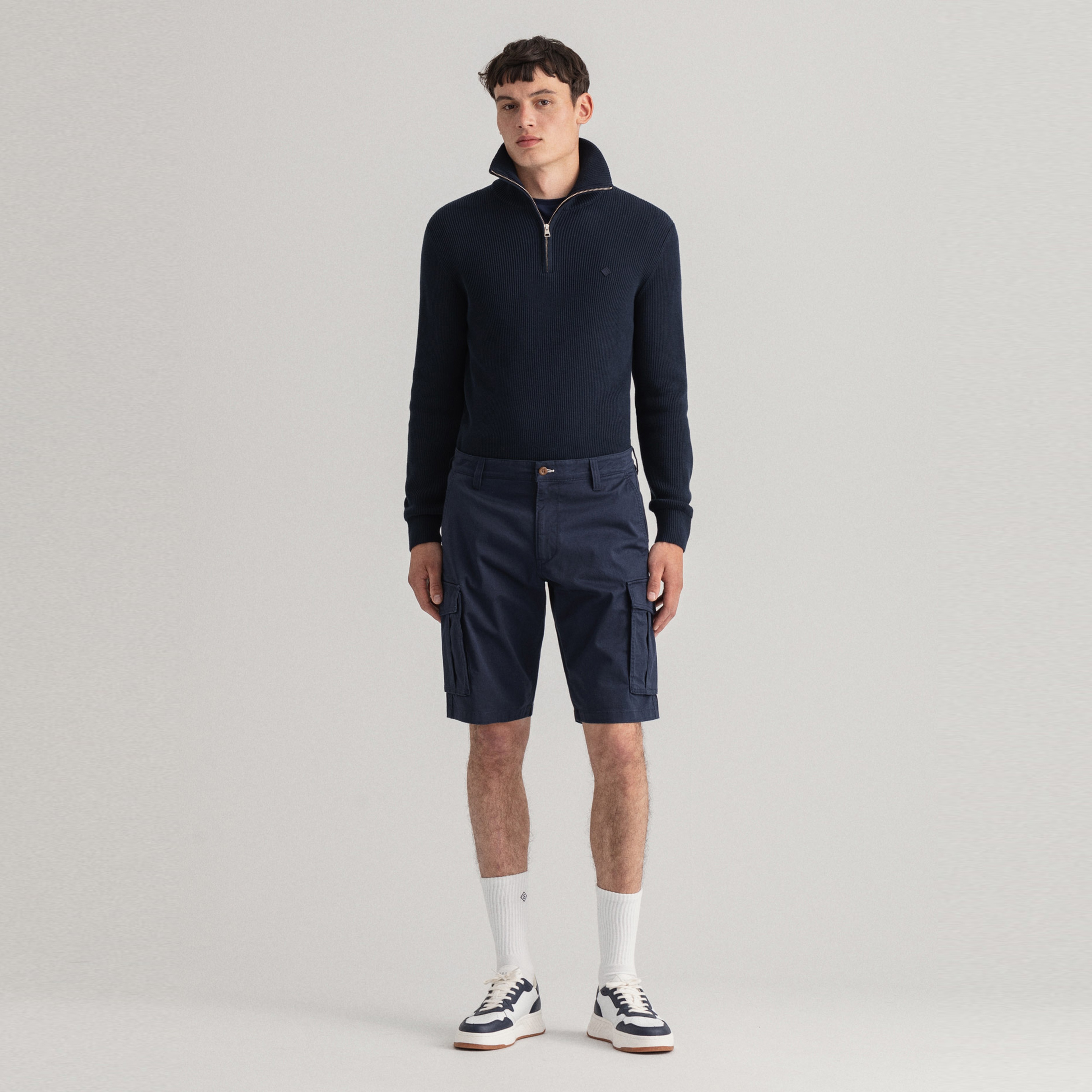 GANT Erkek Lacivert Relaxed Fit Şort