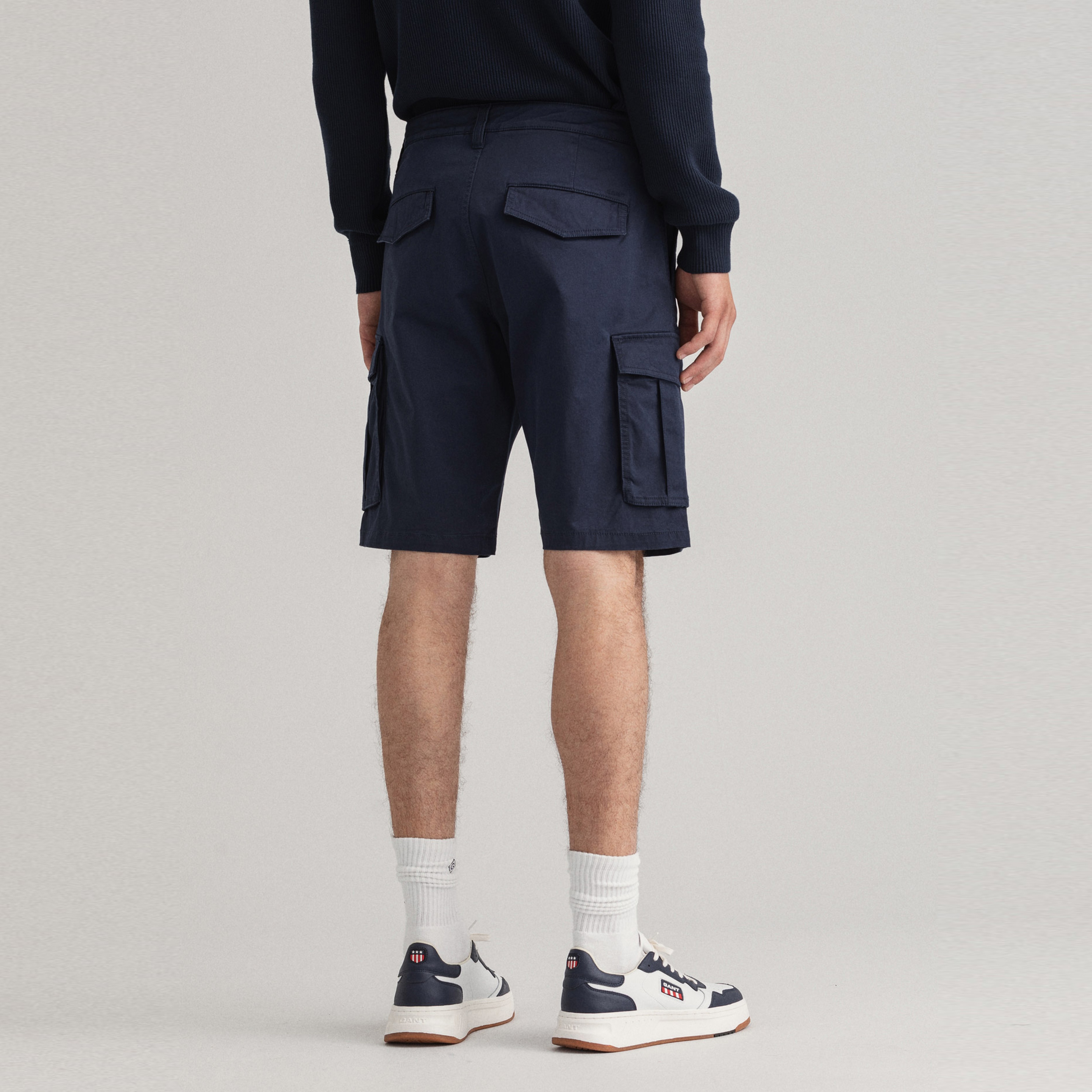 GANT Erkek Lacivert Relaxed Fit Şort