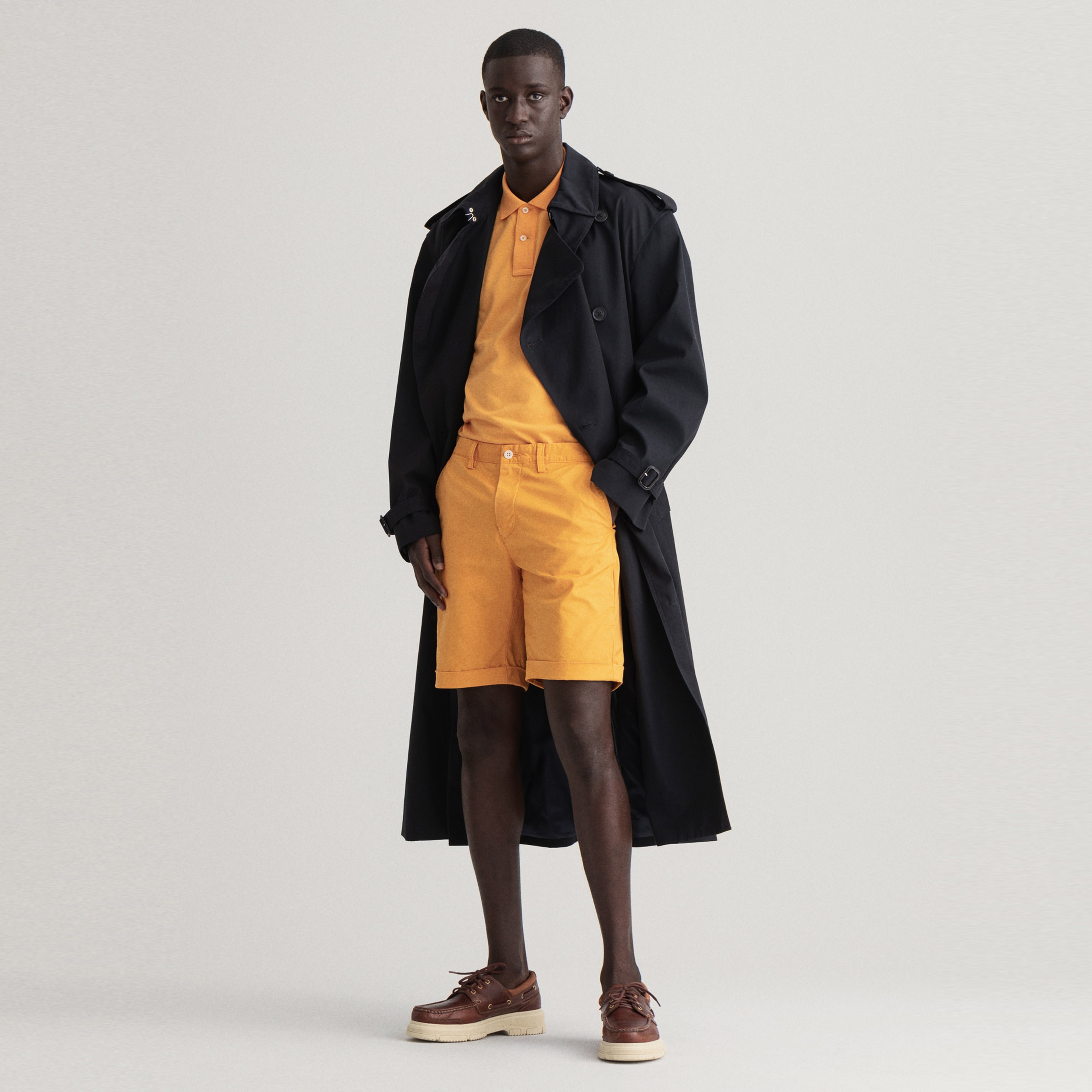 Gant Erkek Turuncu Regular Fit Şort