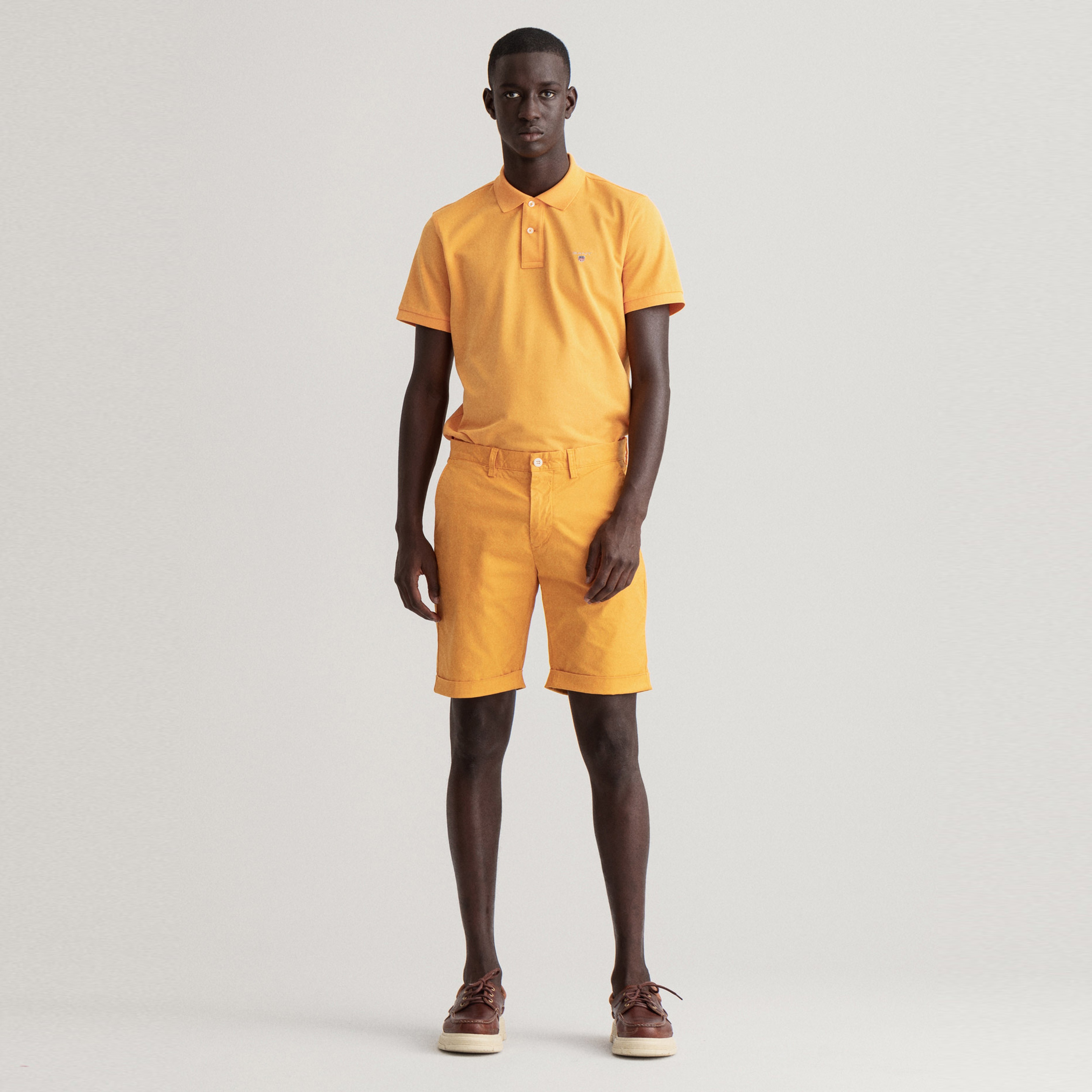 Gant Erkek Turuncu Regular Fit Şort