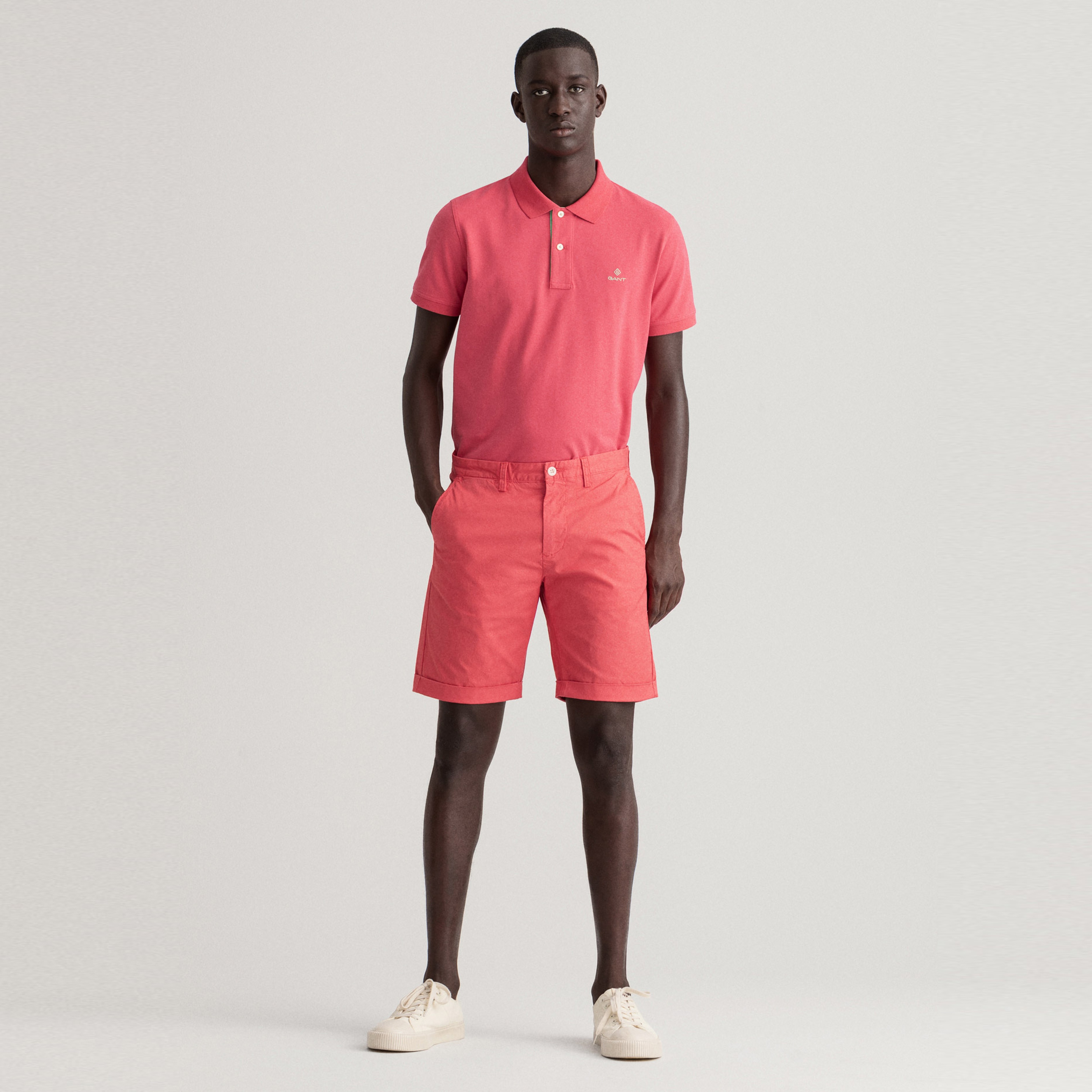 Gant Erkek Pembe Regular Fit Şort