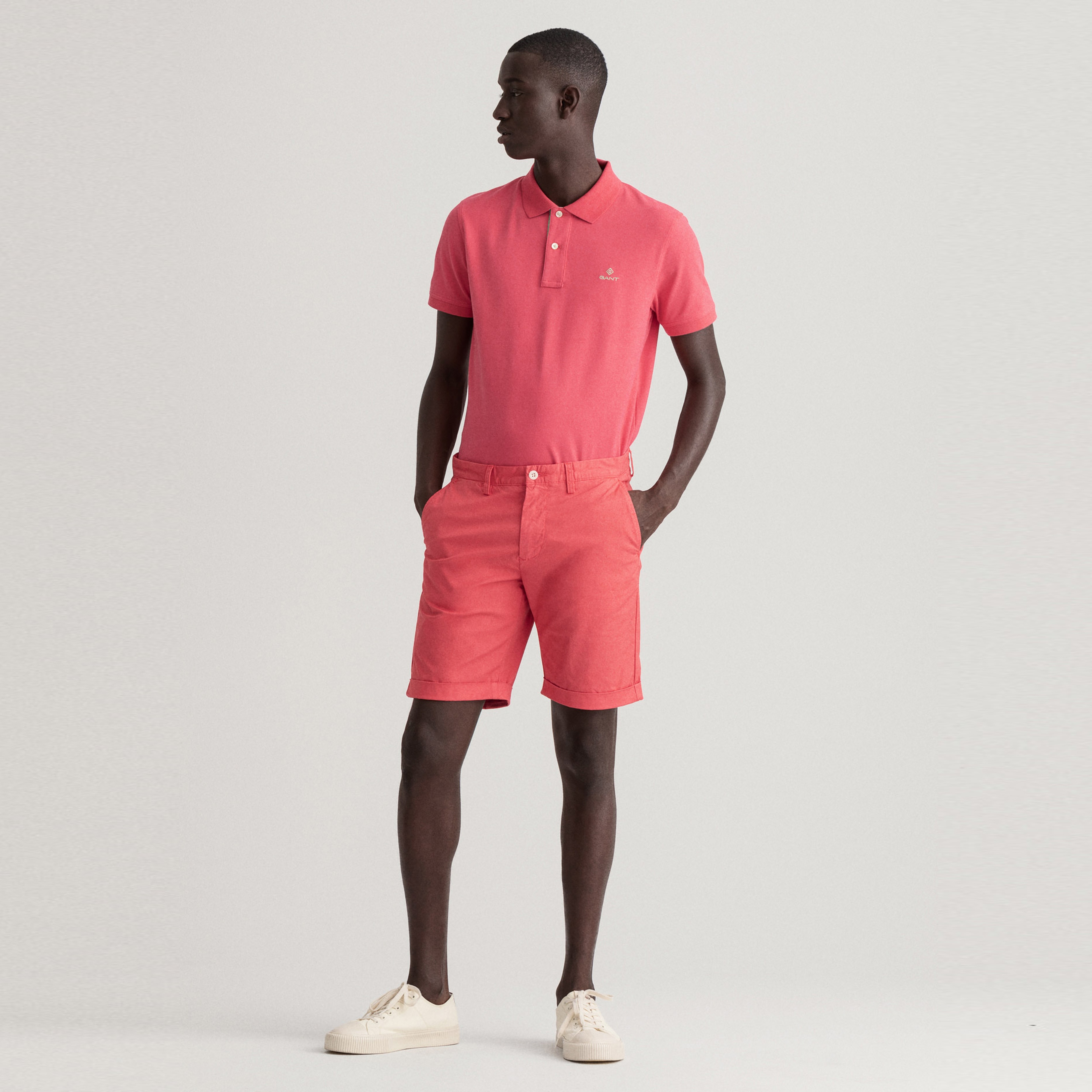 Gant Erkek Pembe Regular Fit Şort