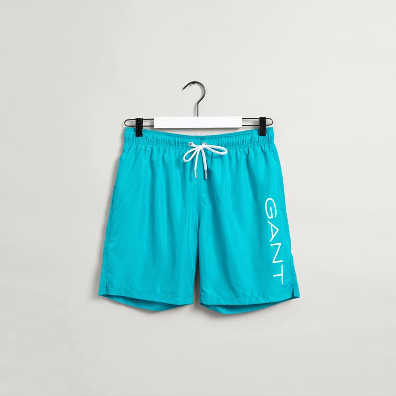 Gant Erkek Mavi Logolu Mayo Şort