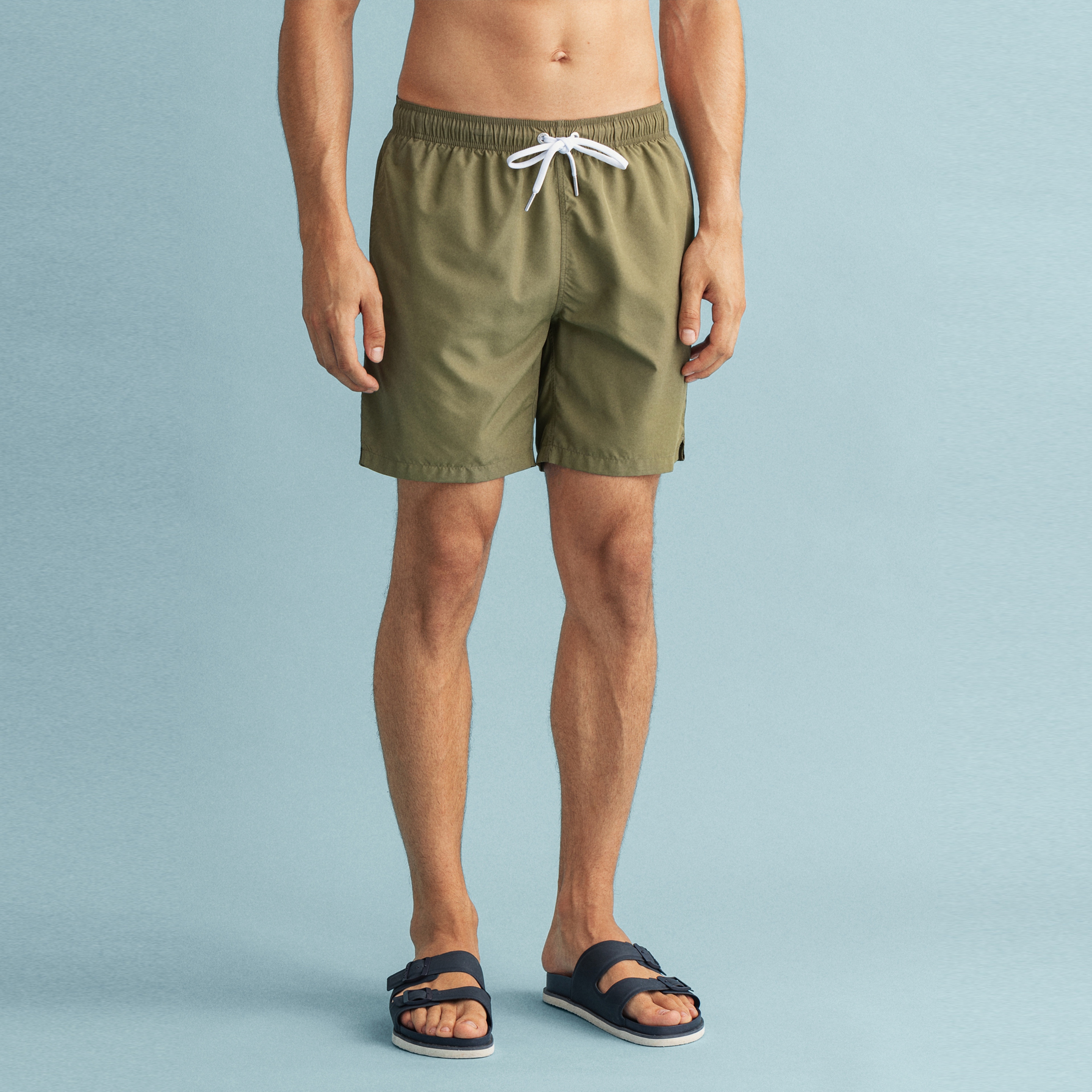 Gant Erkek Yeşil Logolu Mayo Şort