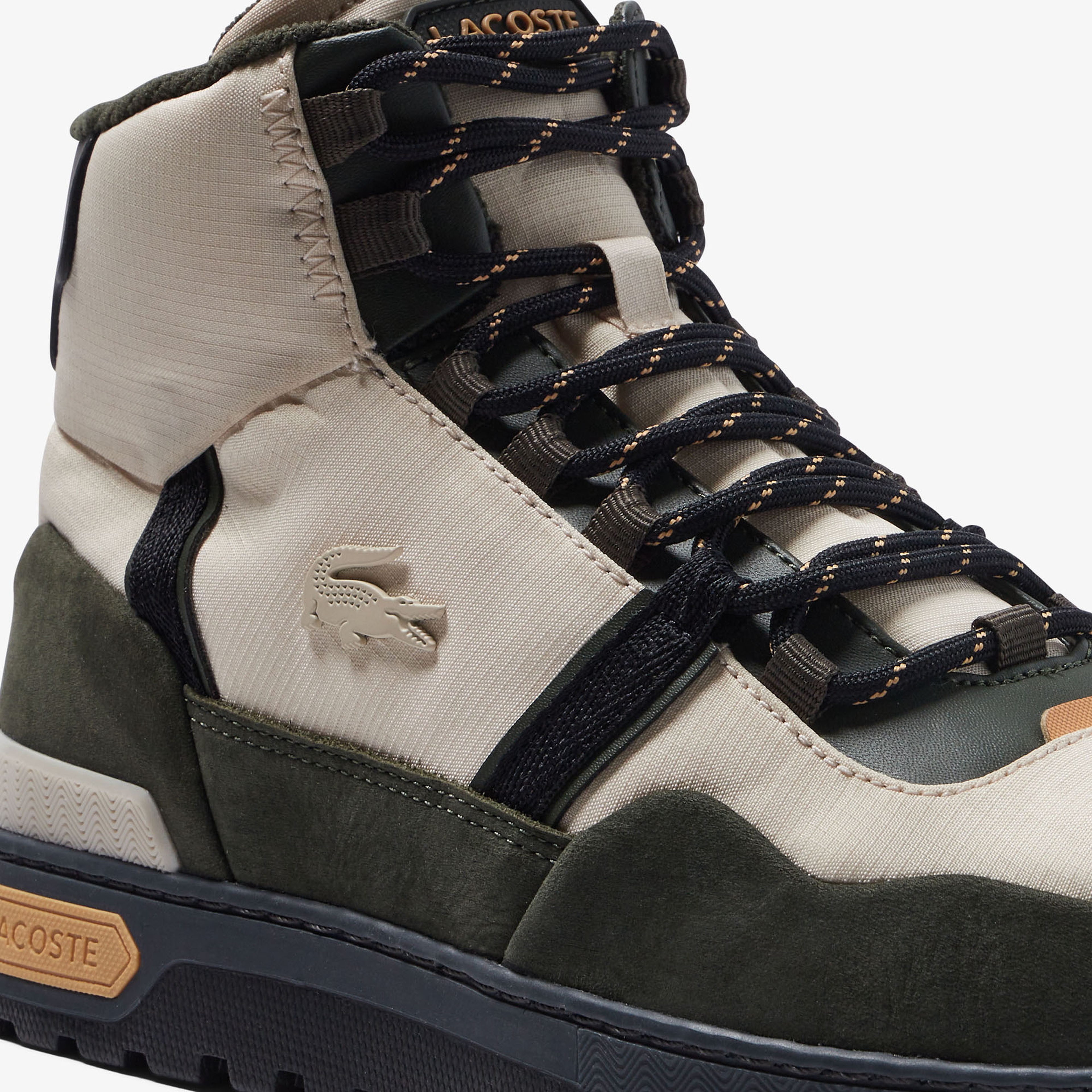 Lacoste SPORT T-Clip WNTR Mid Erkek Bej Sneaker