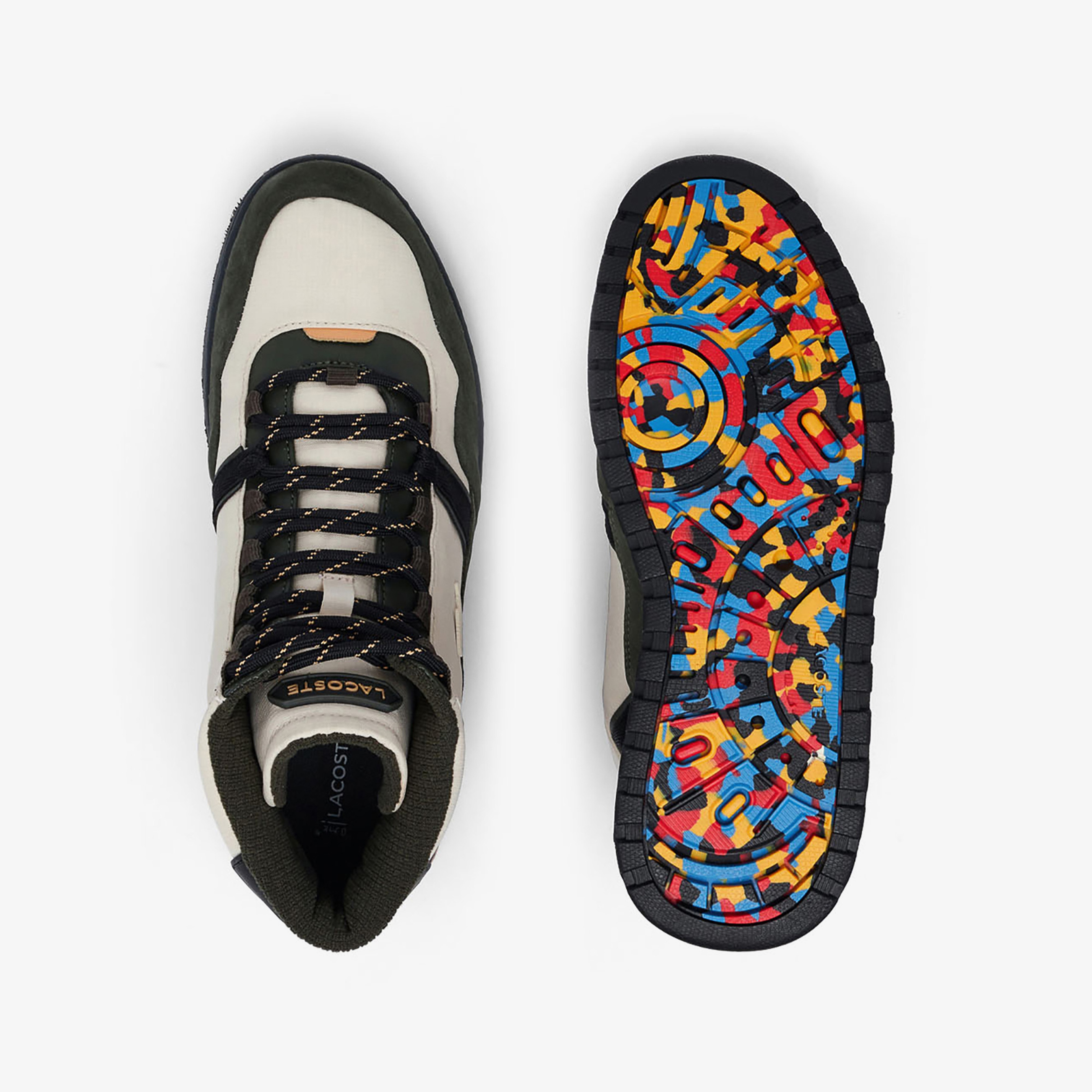 Lacoste SPORT T-Clip WNTR Mid Erkek Bej Sneaker