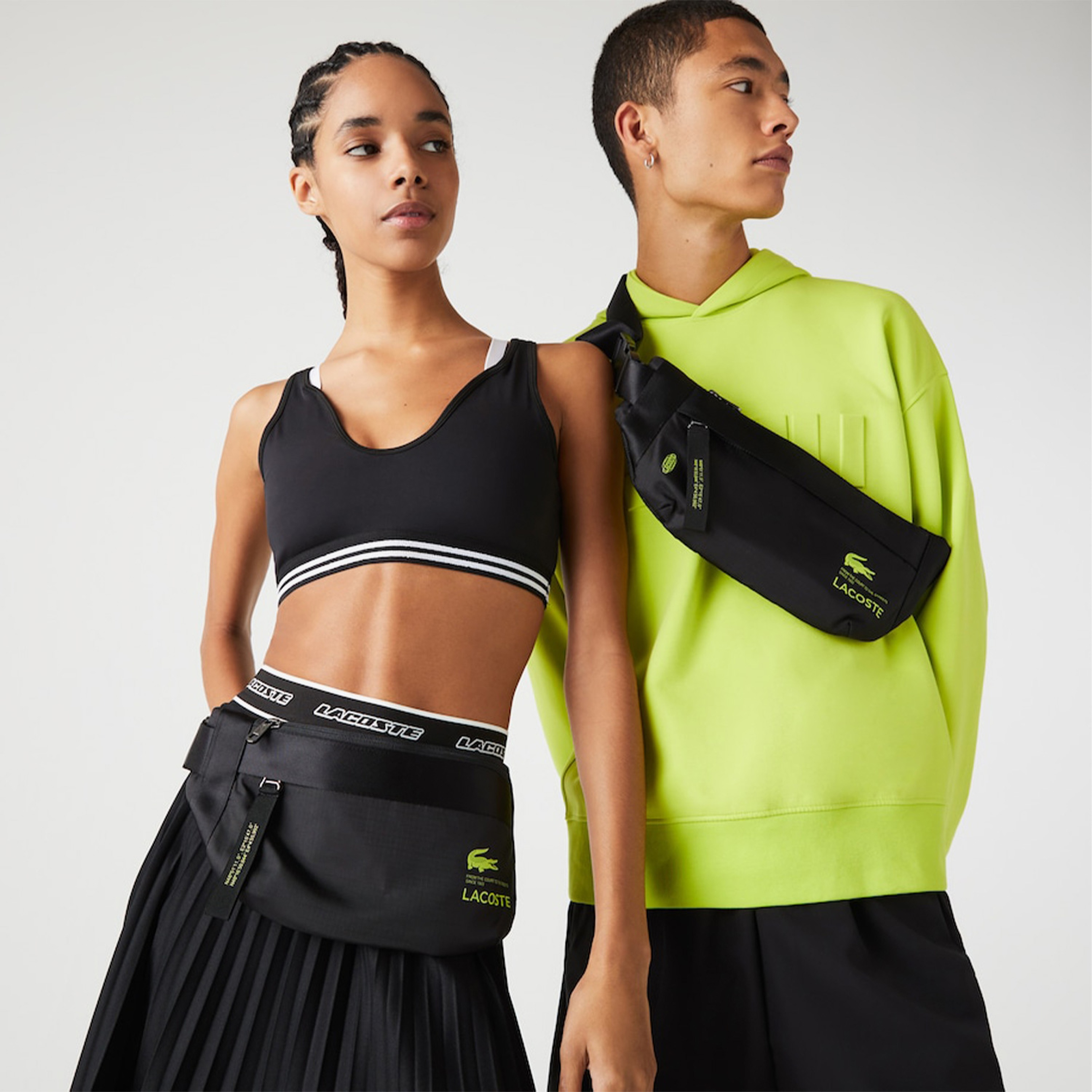 Lacoste Freedom Unisex Siyah Bel Çantası