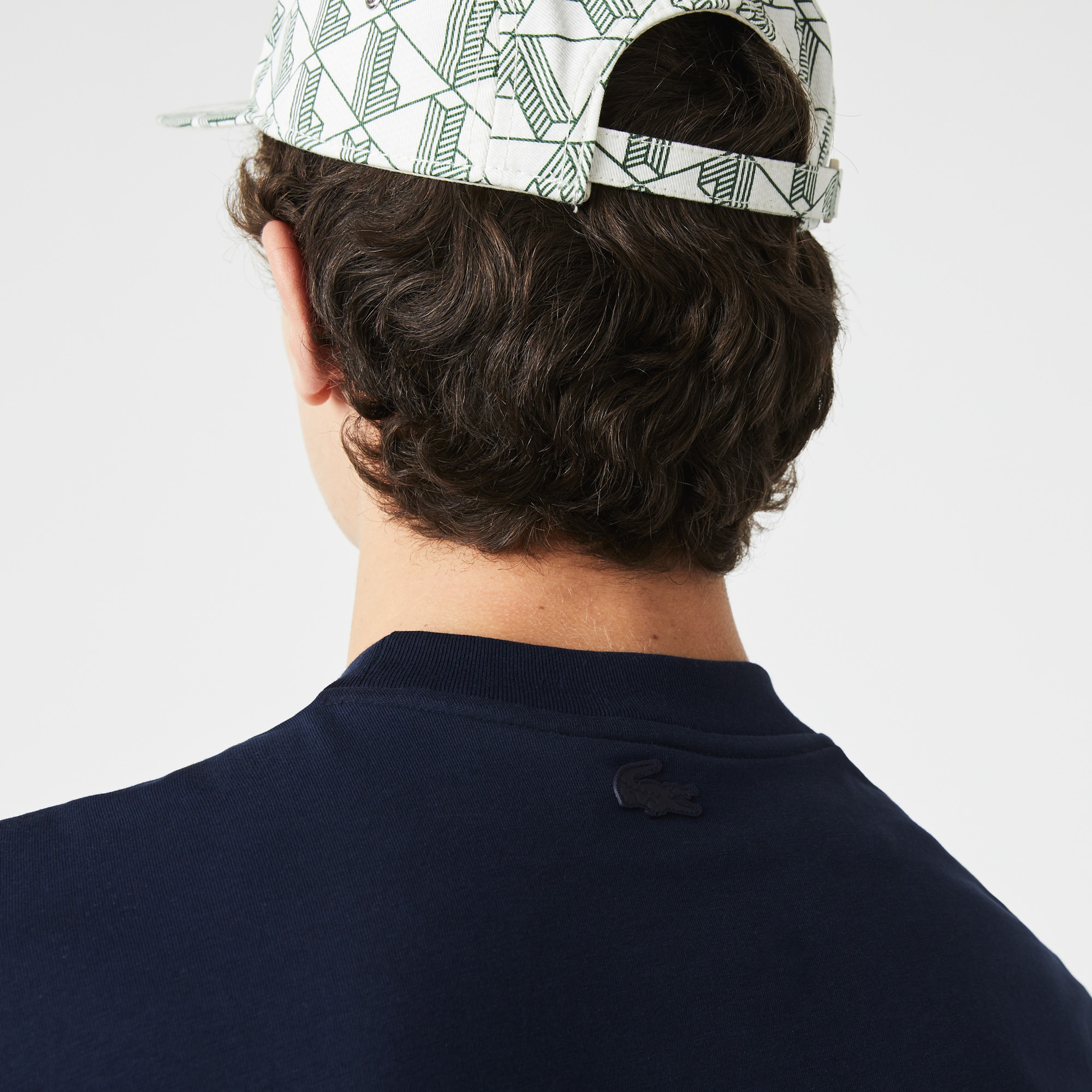 Lacoste Erkek Regular Fit Bisiklet Yaka Lacivert T-Shirt