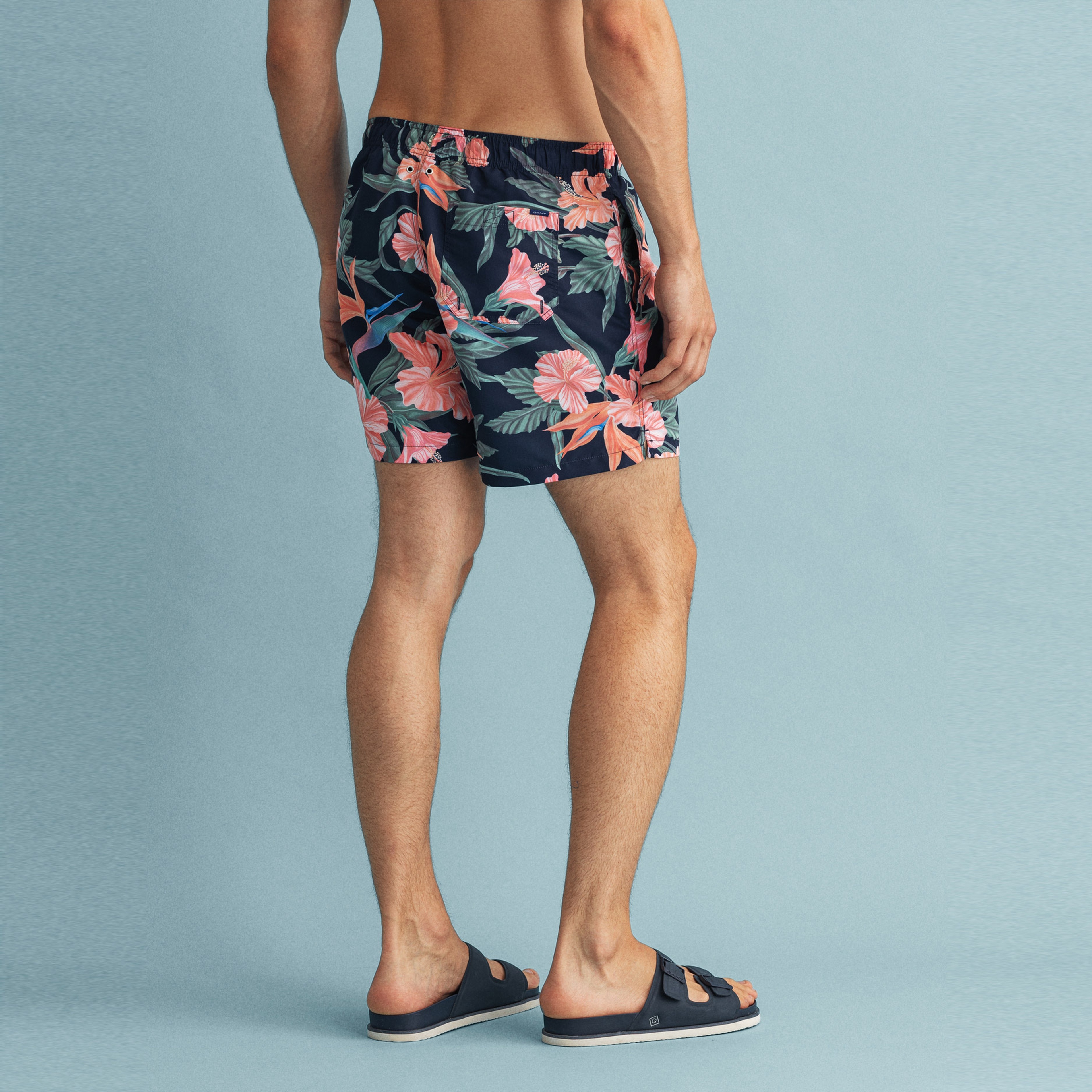 Gant Erkek Lacivert Desenli Mayo Şort