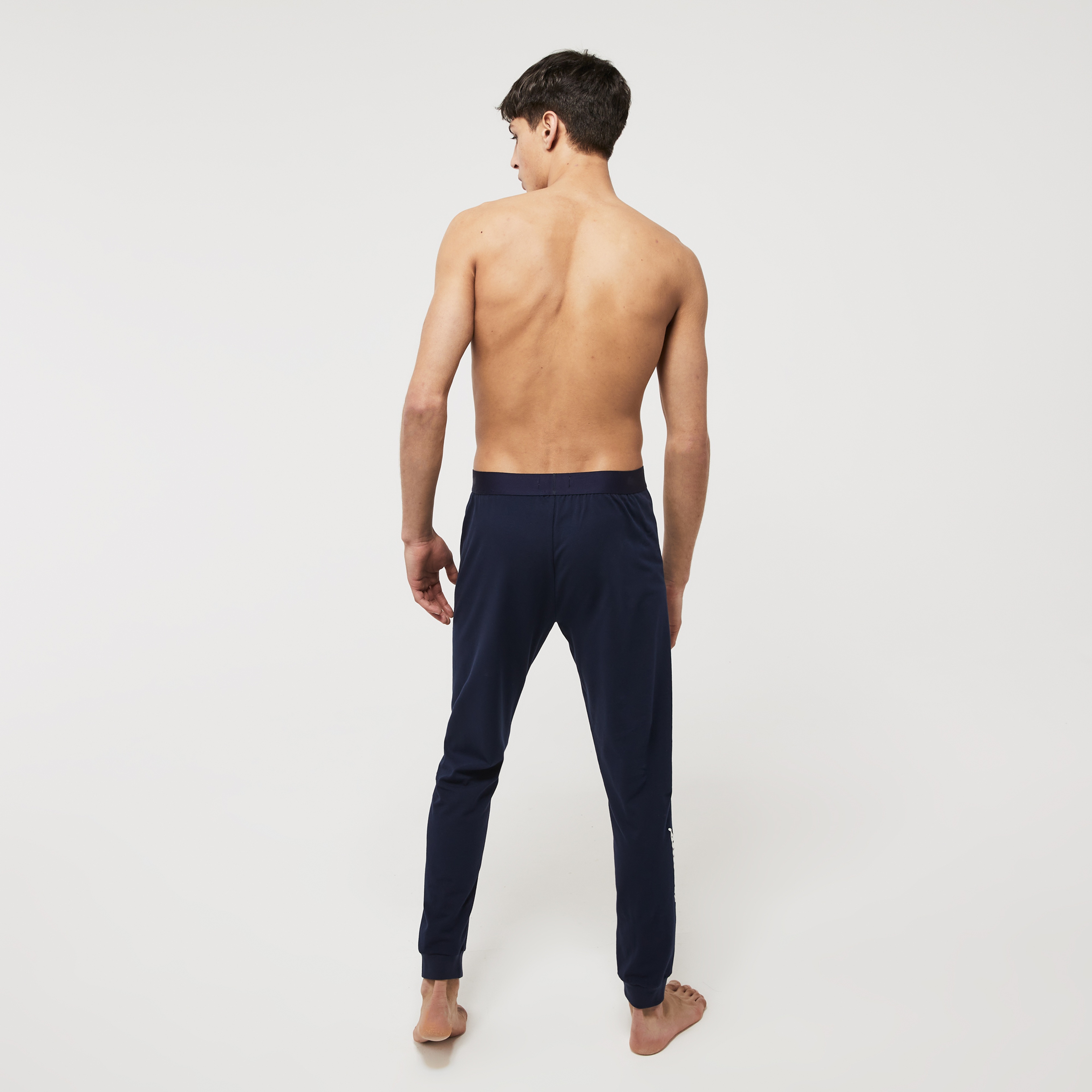 Lacoste Erkek Regular Fit Baskılı Lacivert Pijama Altı