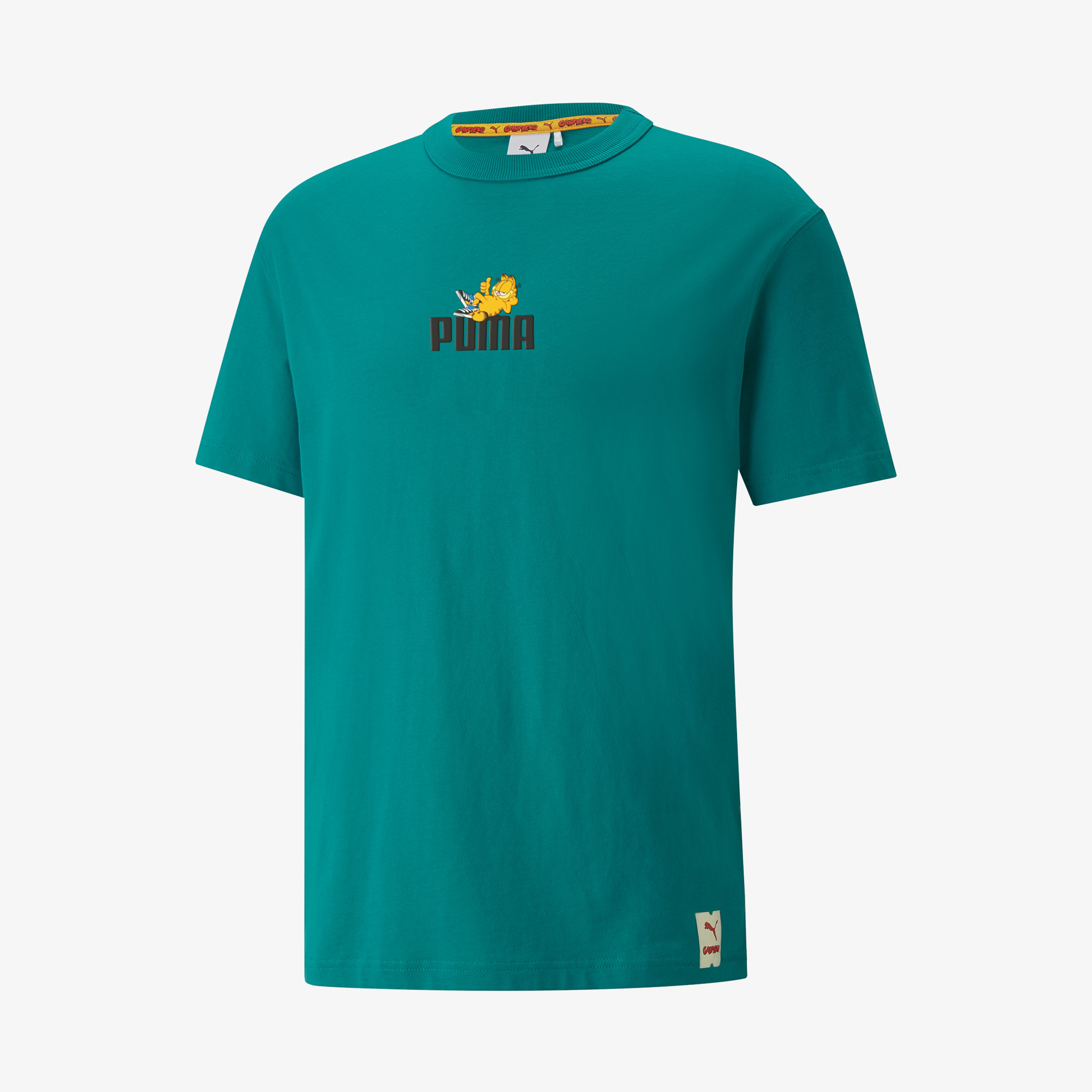 Puma x Garfield Erkek Yeşil T-Shirt