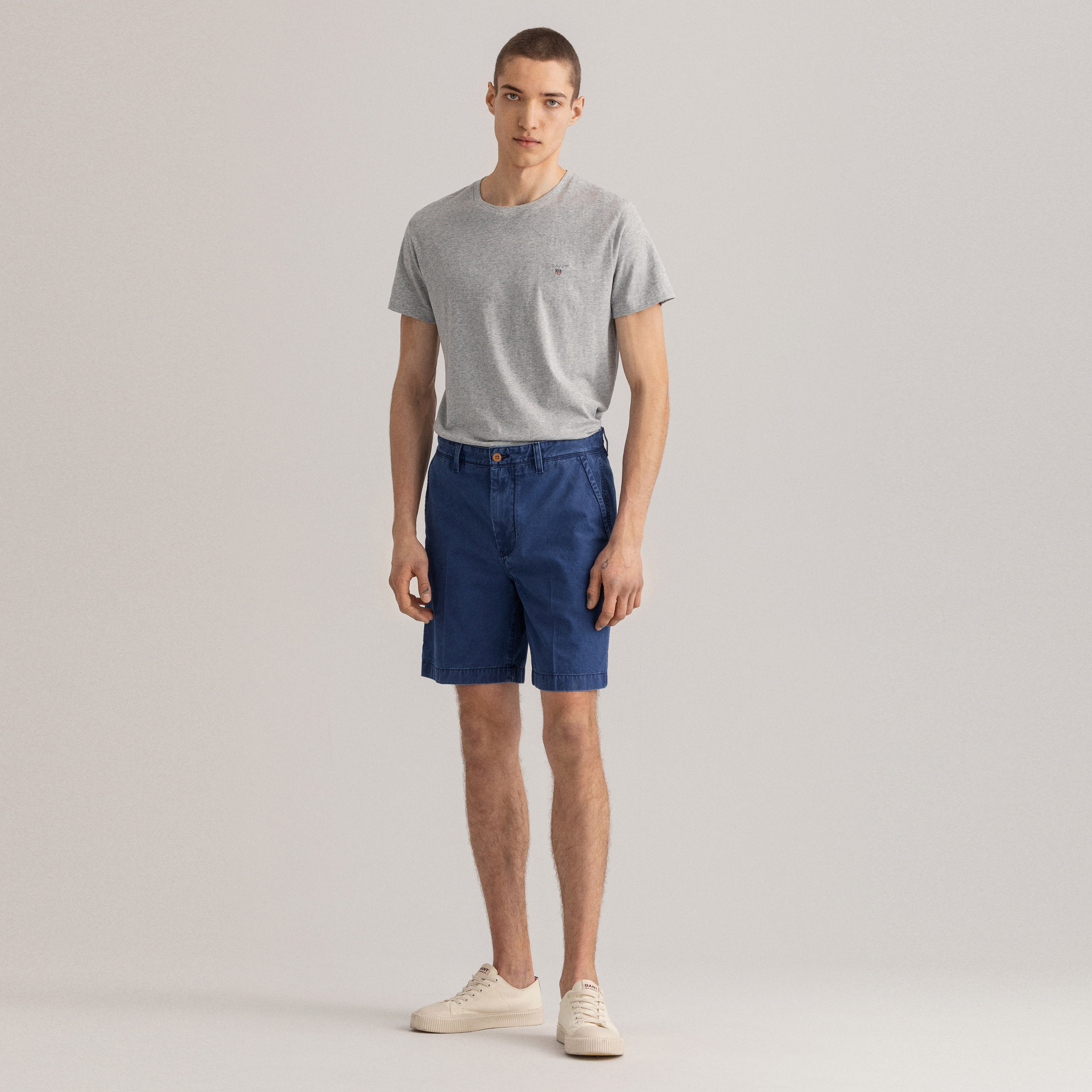 Gant Erkek Lacivert Regular Fit Şort