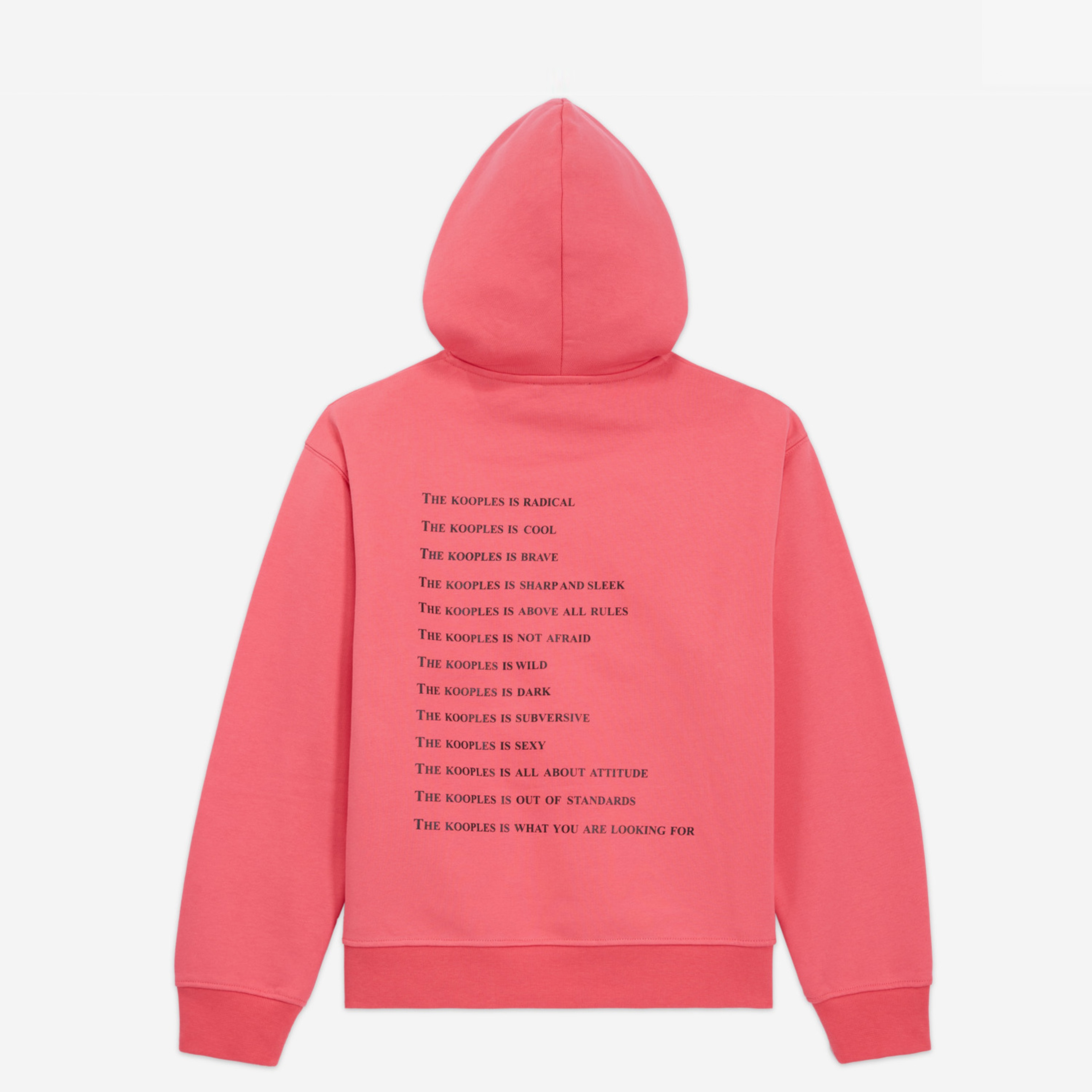 The Kooples What Is Kadın Pembe Hoodie
